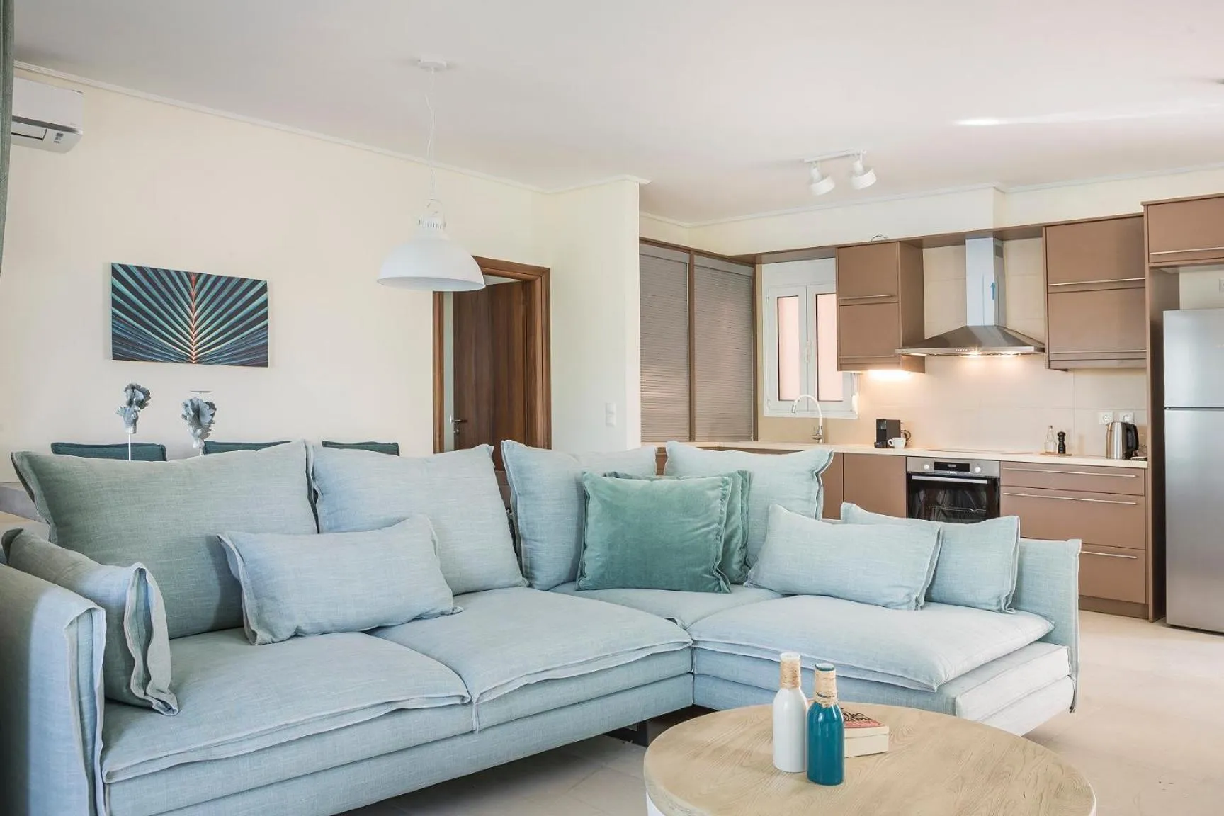 Living room in Meliti Waterfront Suites