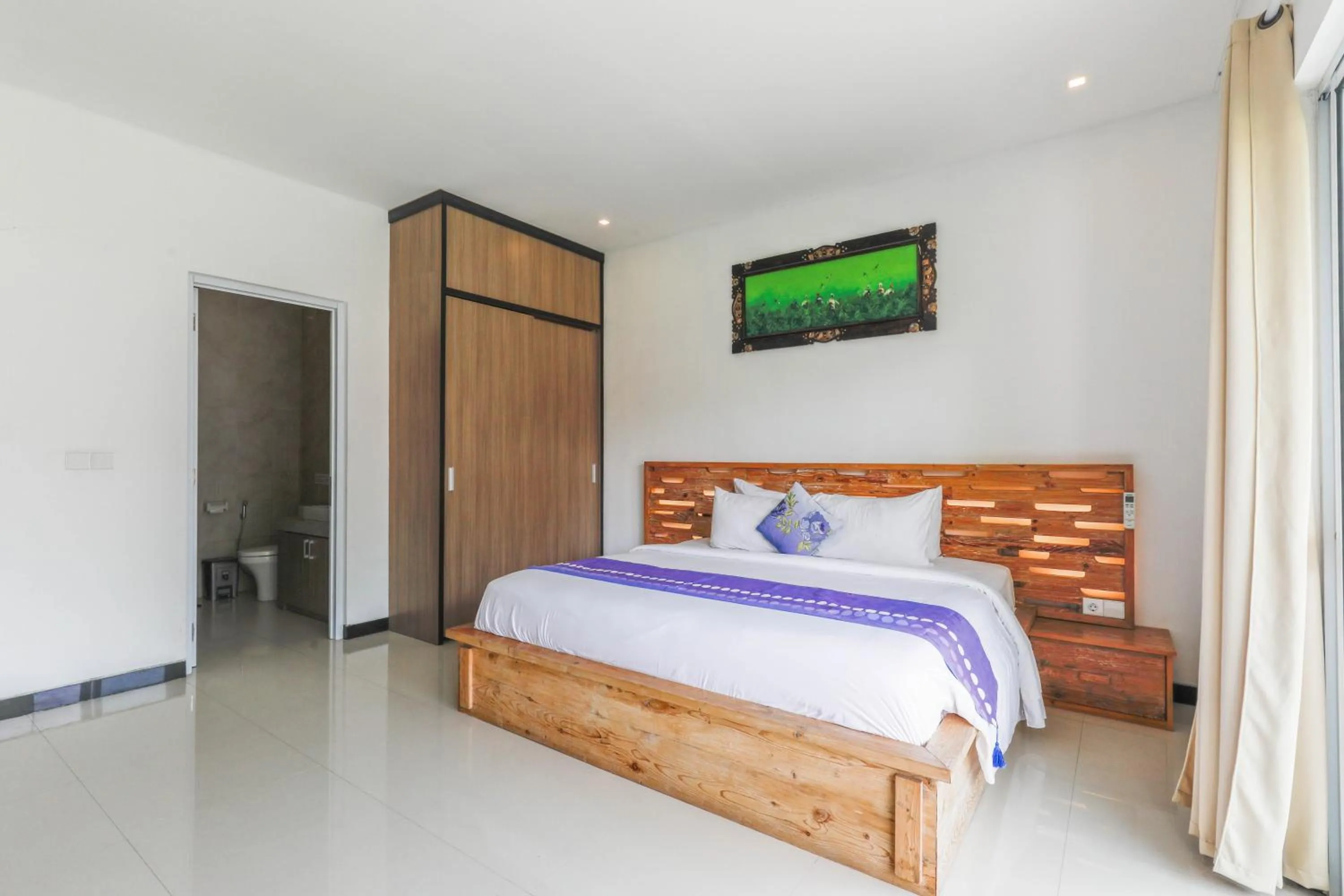 Balcony/Terrace, Bed in Puri Bagus Villa by Great Bali Villas