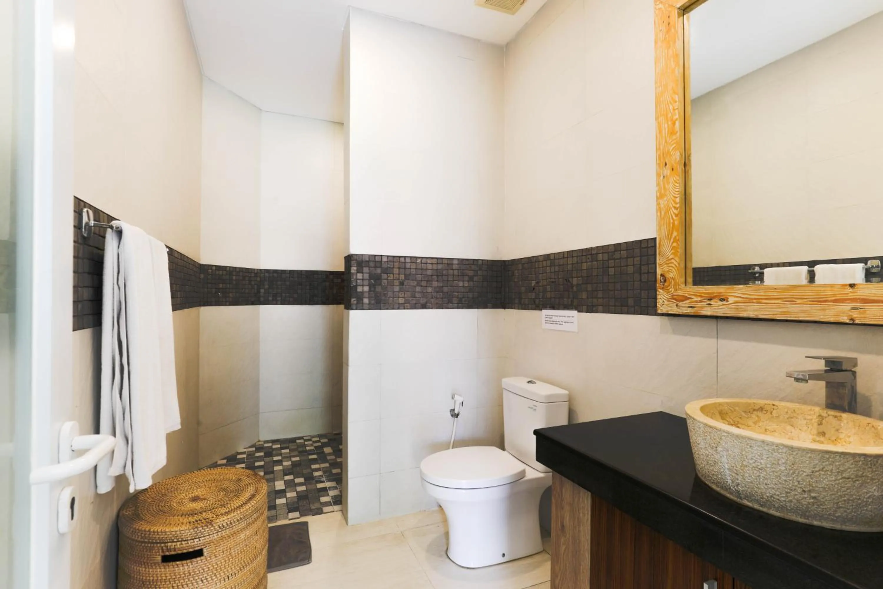 Shower in Puri Bagus Villa by Great Bali Villas