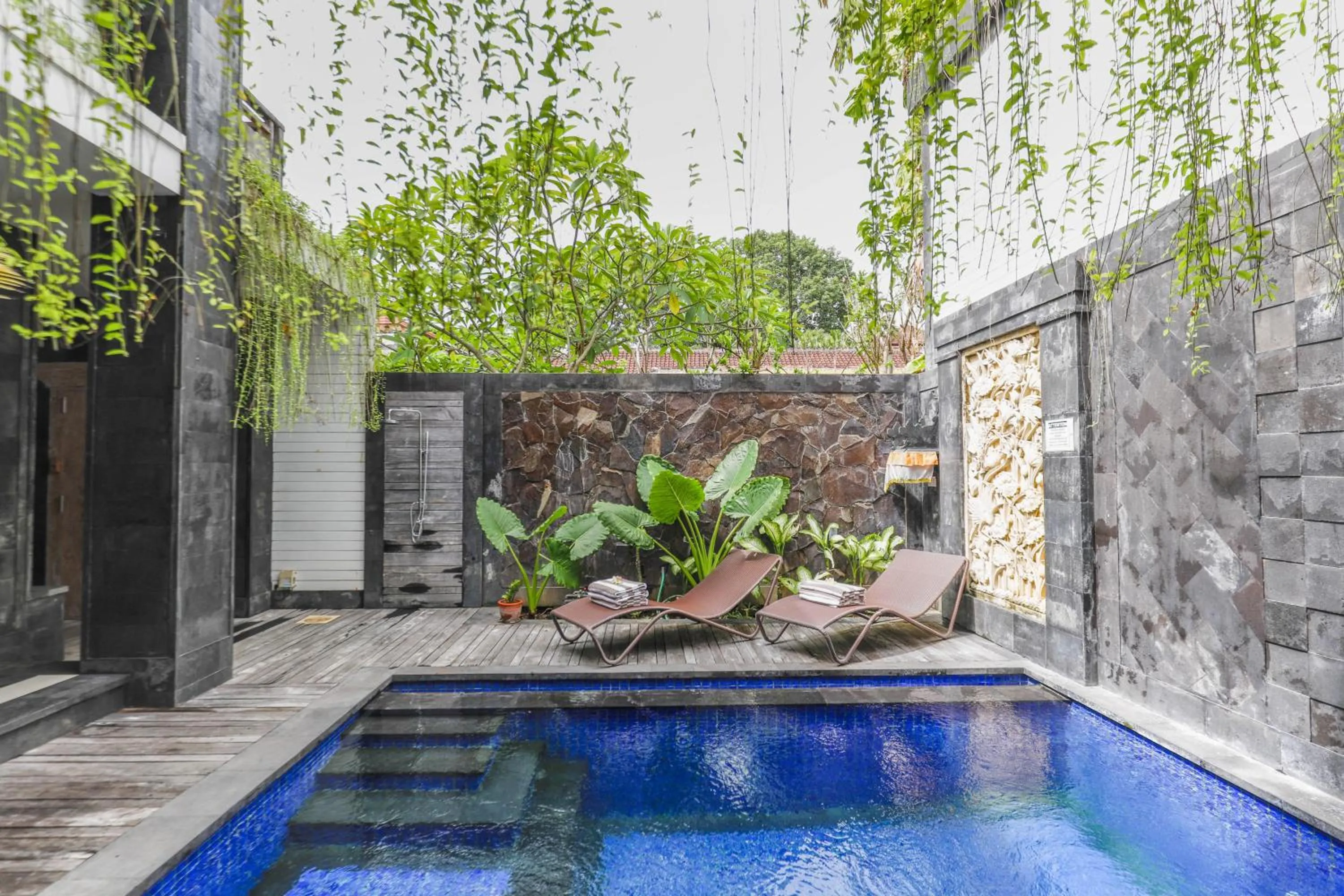 Pool view in Puri Bagus Villa by Great Bali Villas