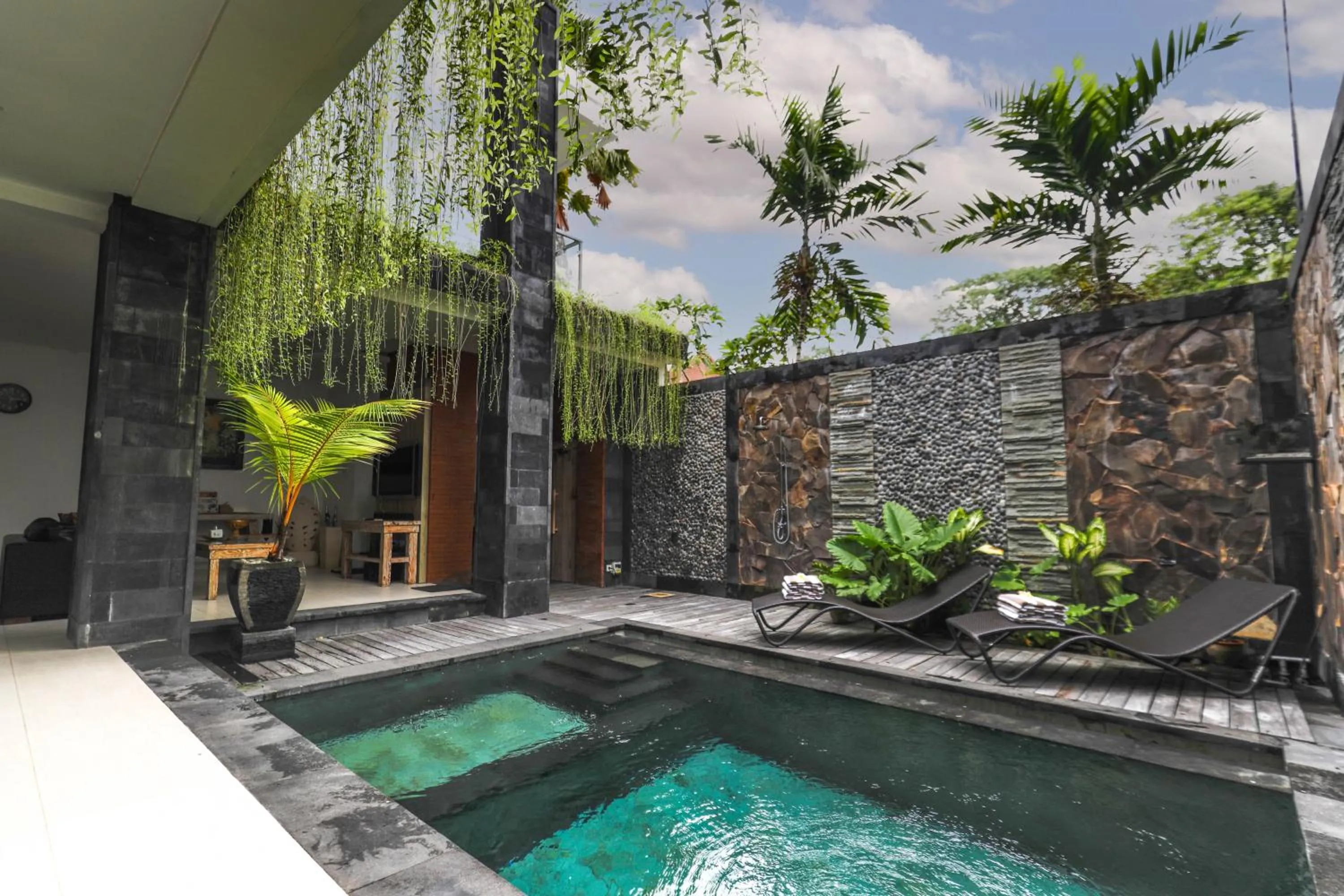 Pool view in Puri Bagus Villa by Great Bali Villas