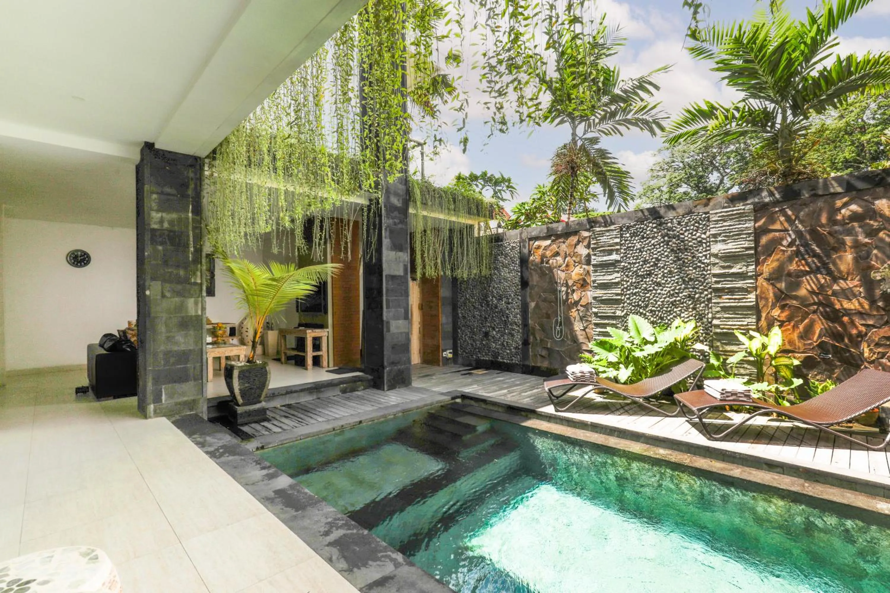 Pool view in Puri Bagus Villa by Great Bali Villas