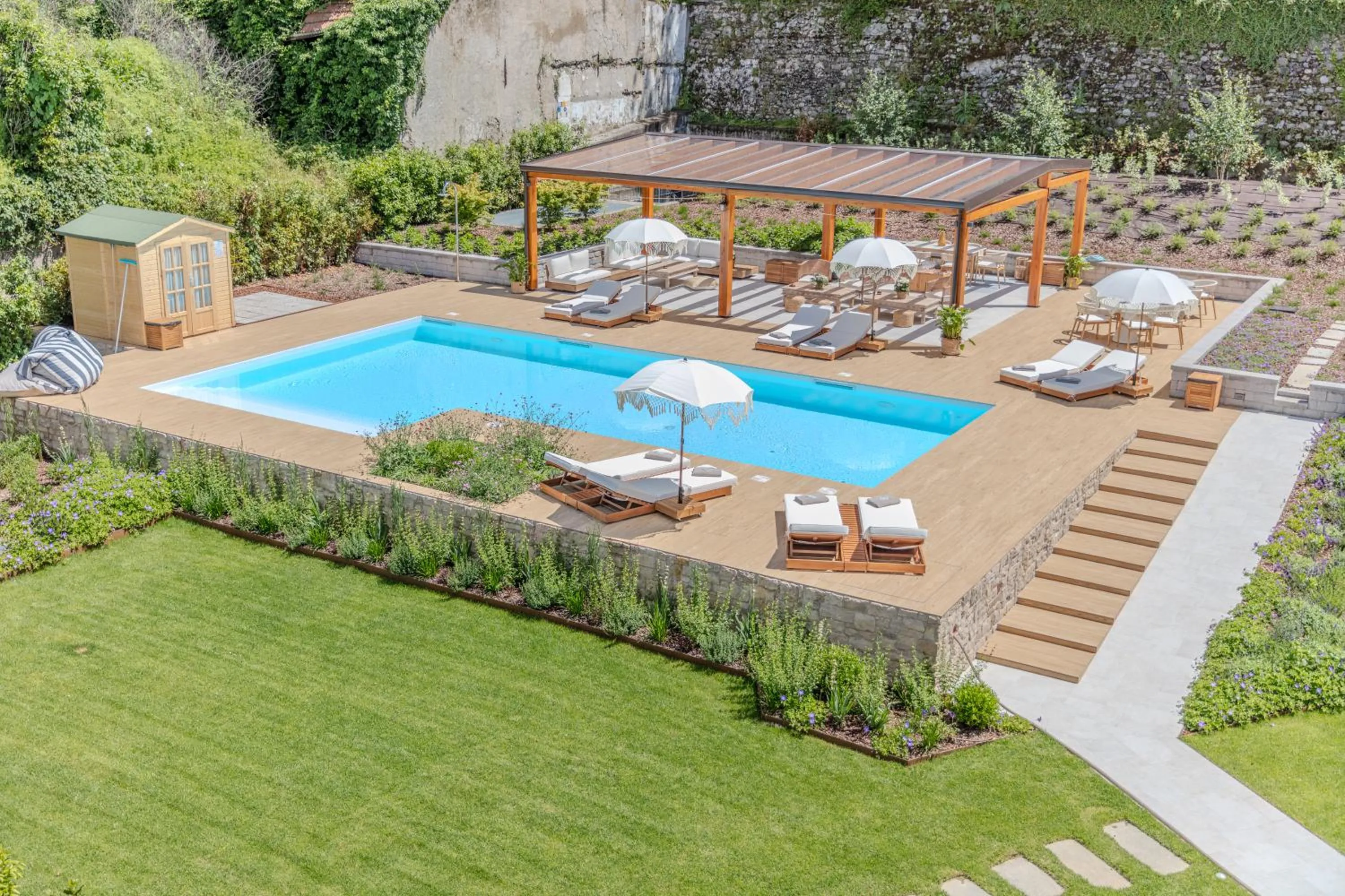 Swimming pool in Appartamento Il Centro