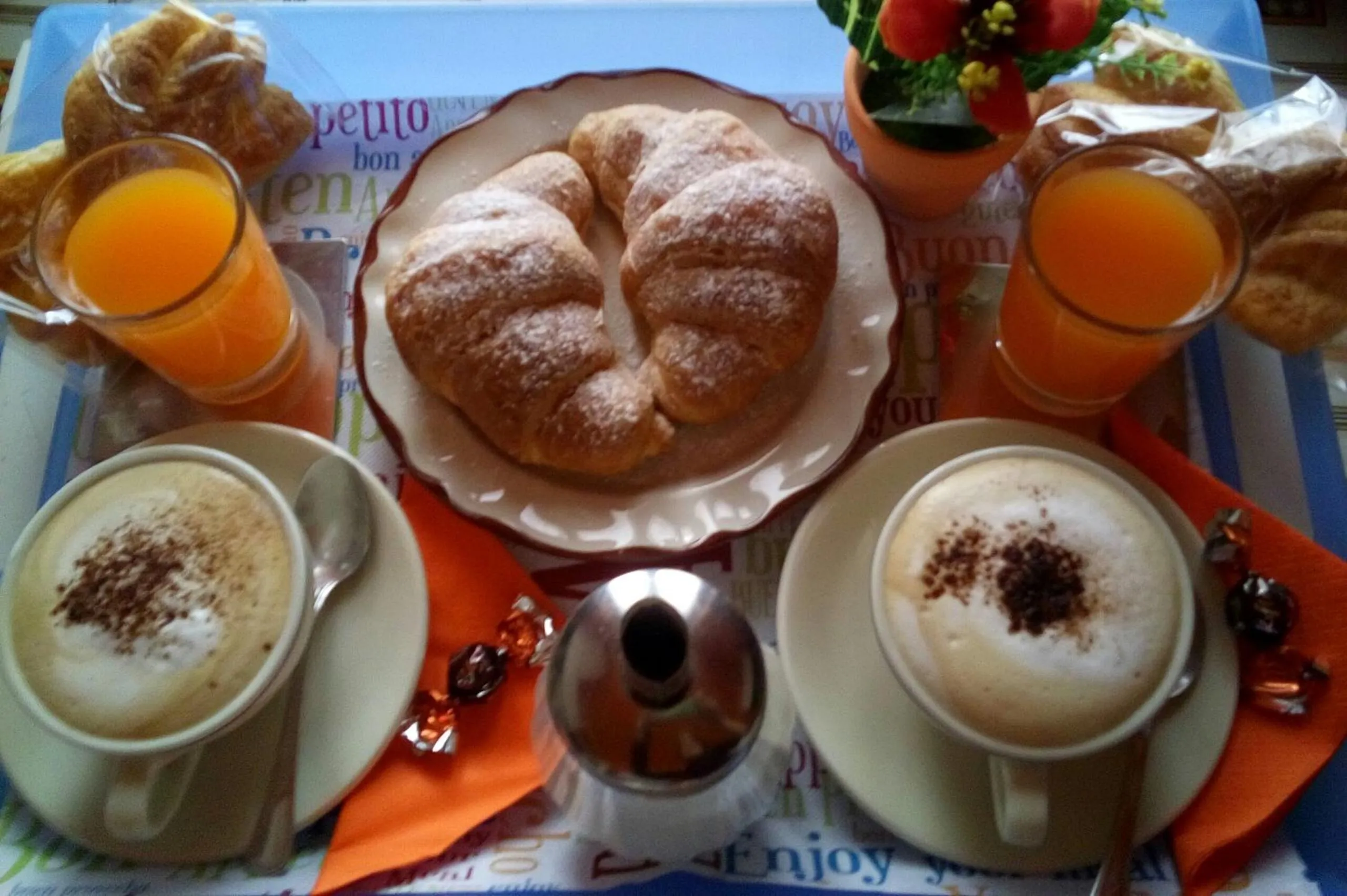 Food and drinks in B&B La Cubanina