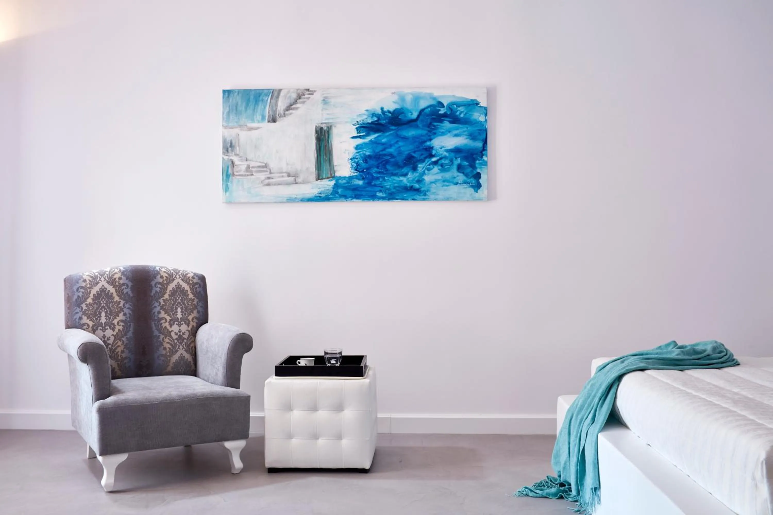 Bedroom, Bed in Orabel Suites Santorini (Adults Only)