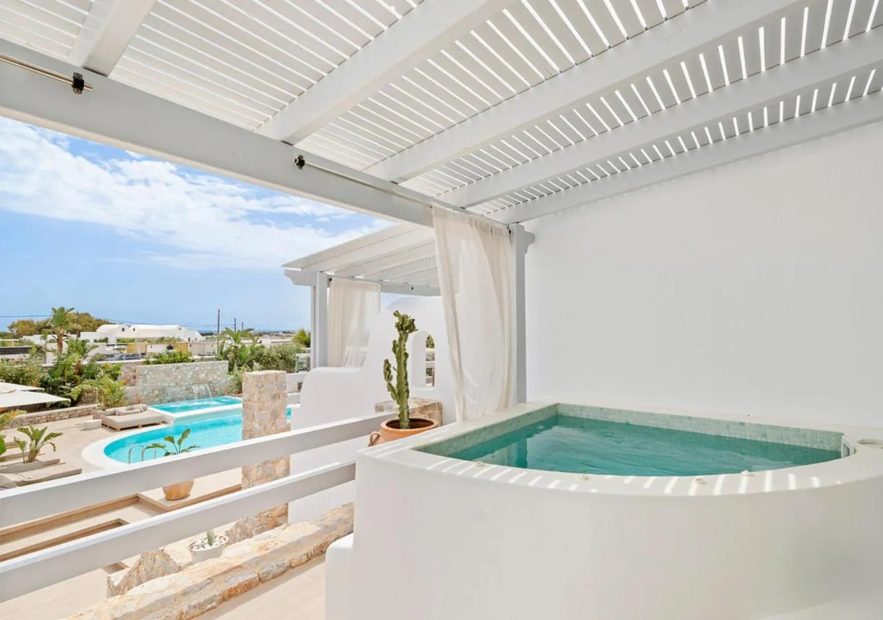 Balcony/Terrace in Orabel Suites Santorini (Adults Only)
