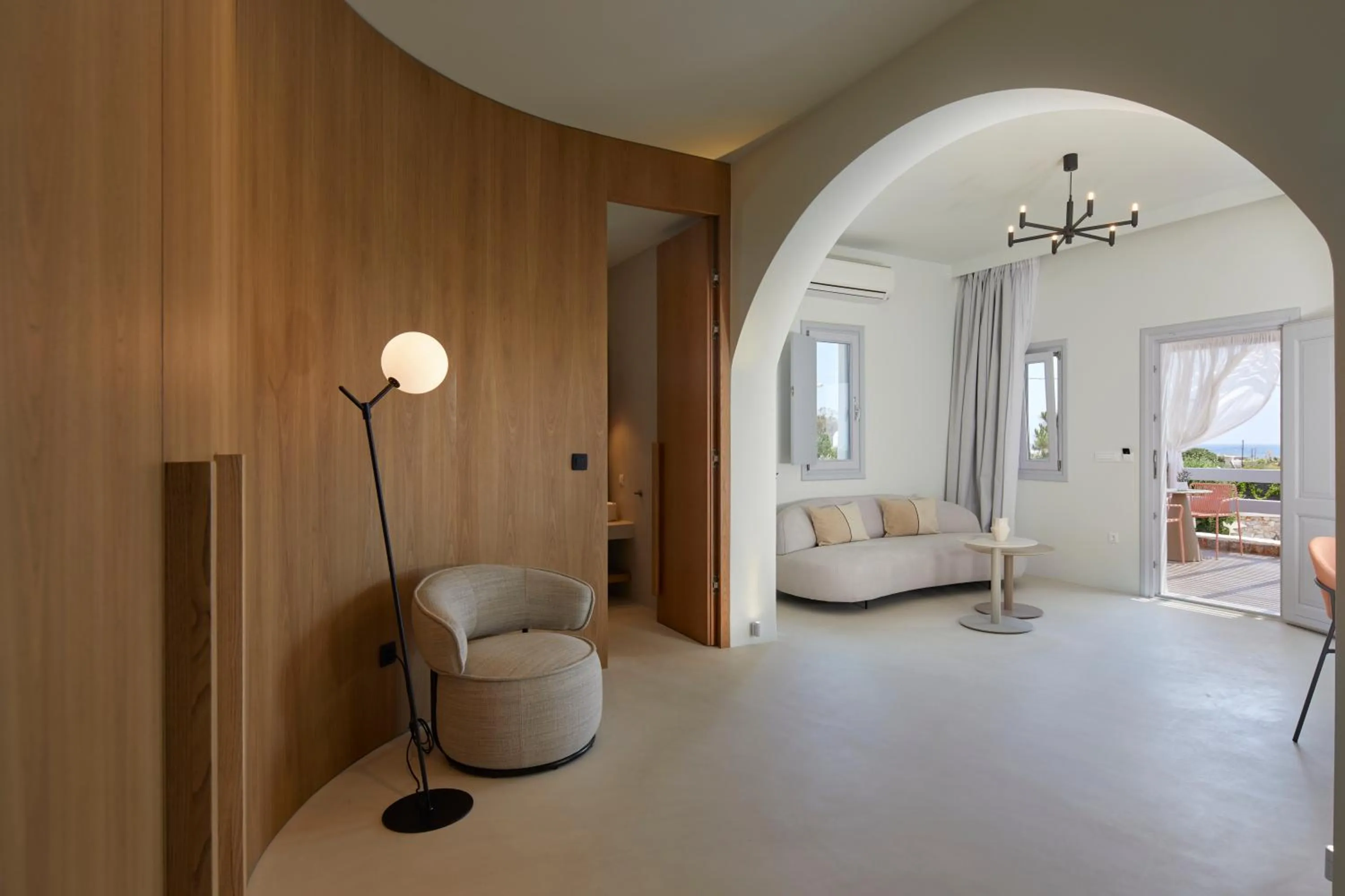 Living room in Orabel Suites Santorini (Adults Only)