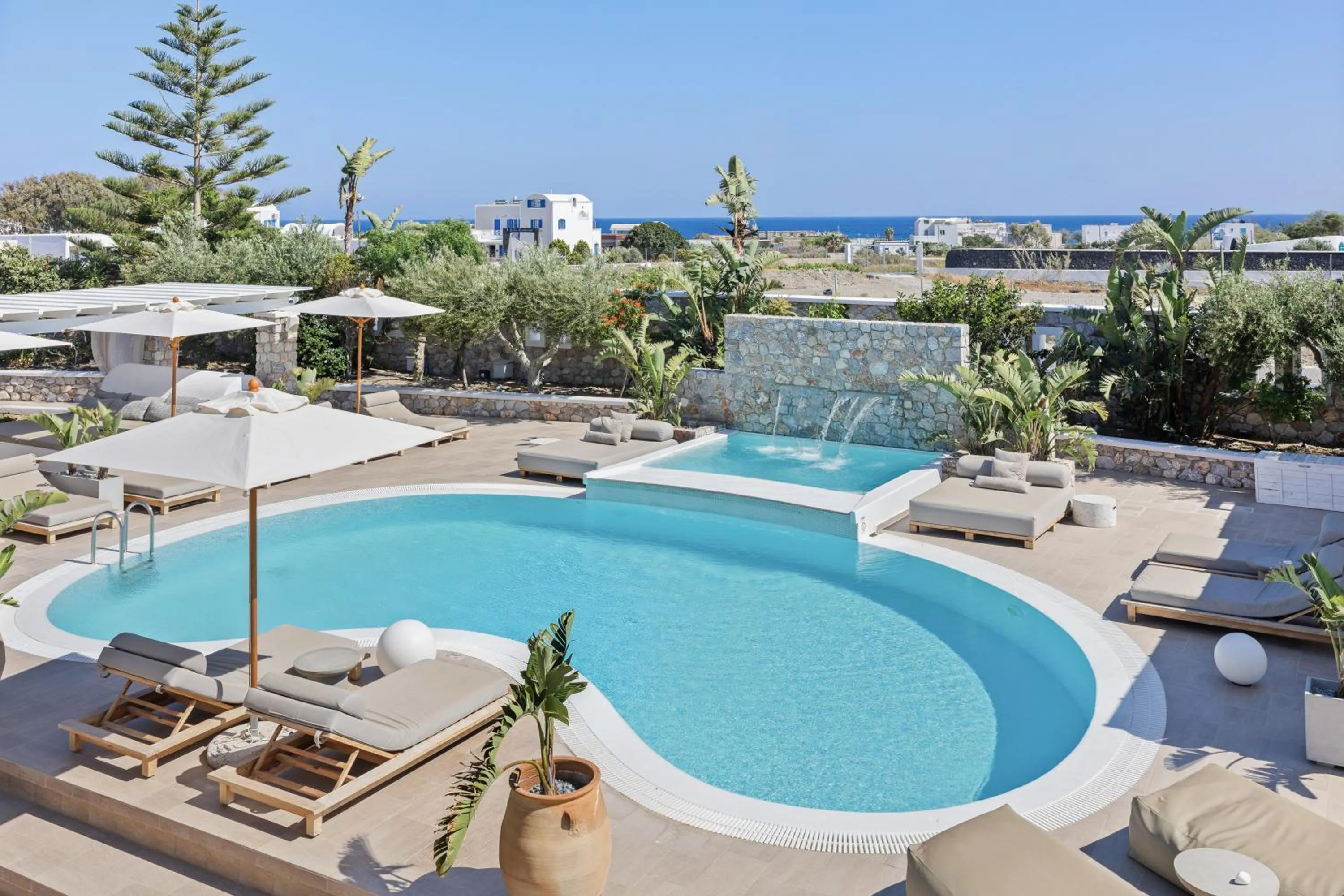 Swimming pool in Orabel Suites Santorini (Adults Only)