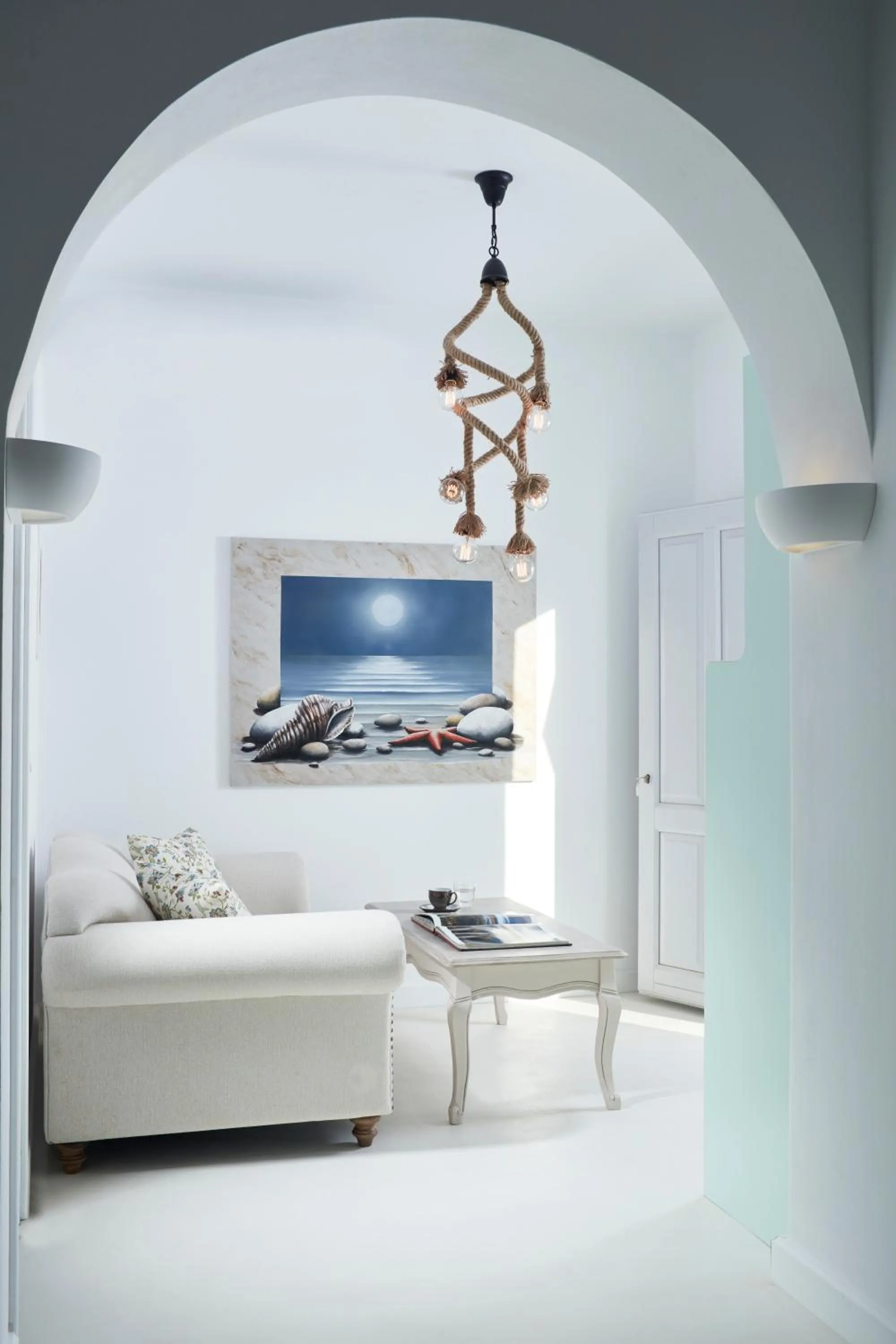 Living room in Orabel Suites Santorini (Adults Only)