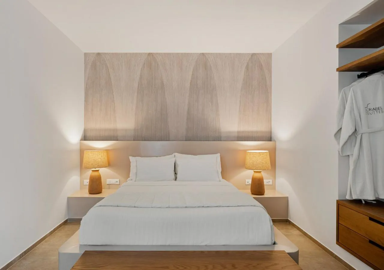 Bedroom, Bed in Orabel Suites Santorini (Adults Only)