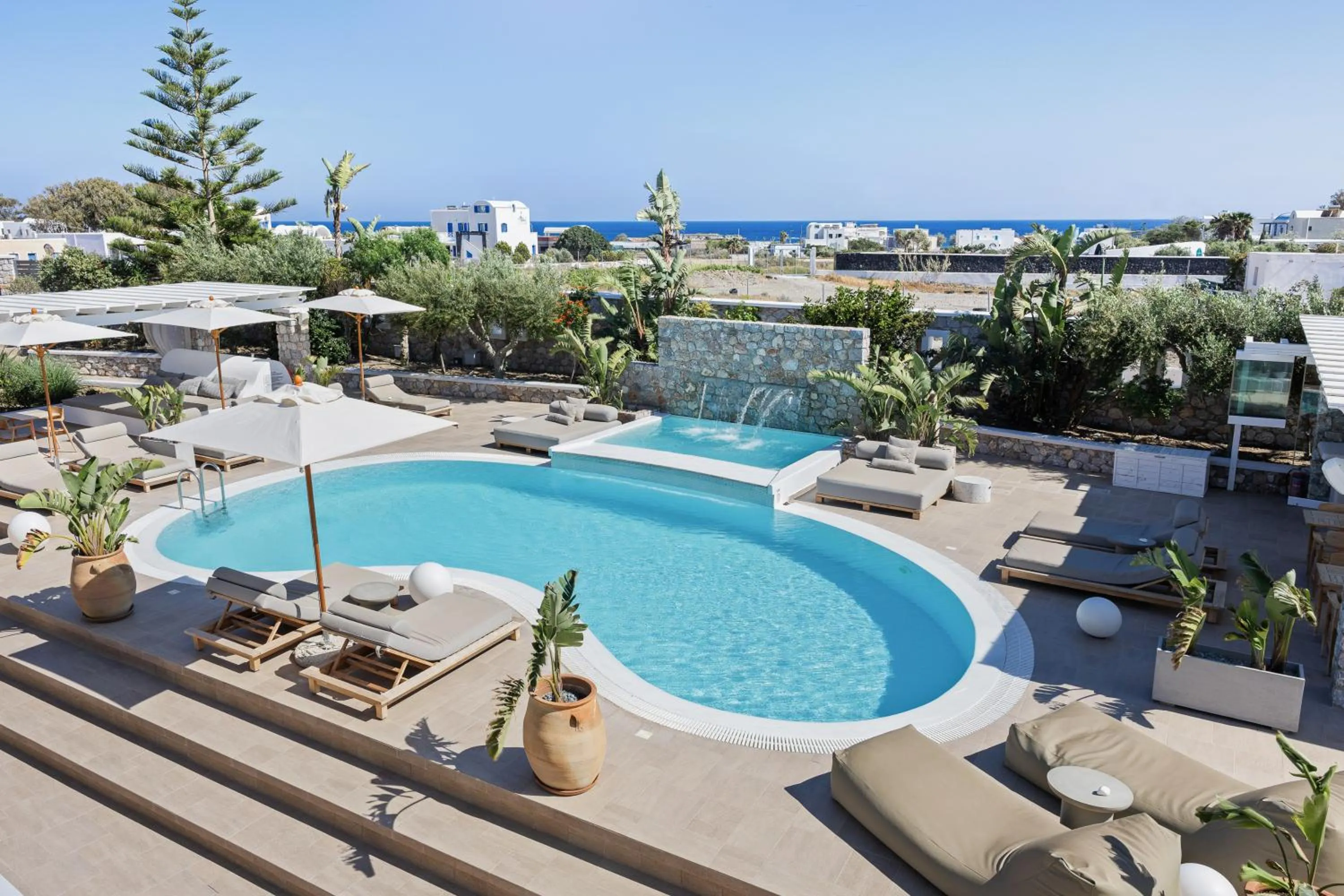 Swimming pool in Orabel Suites Santorini (Adults Only)