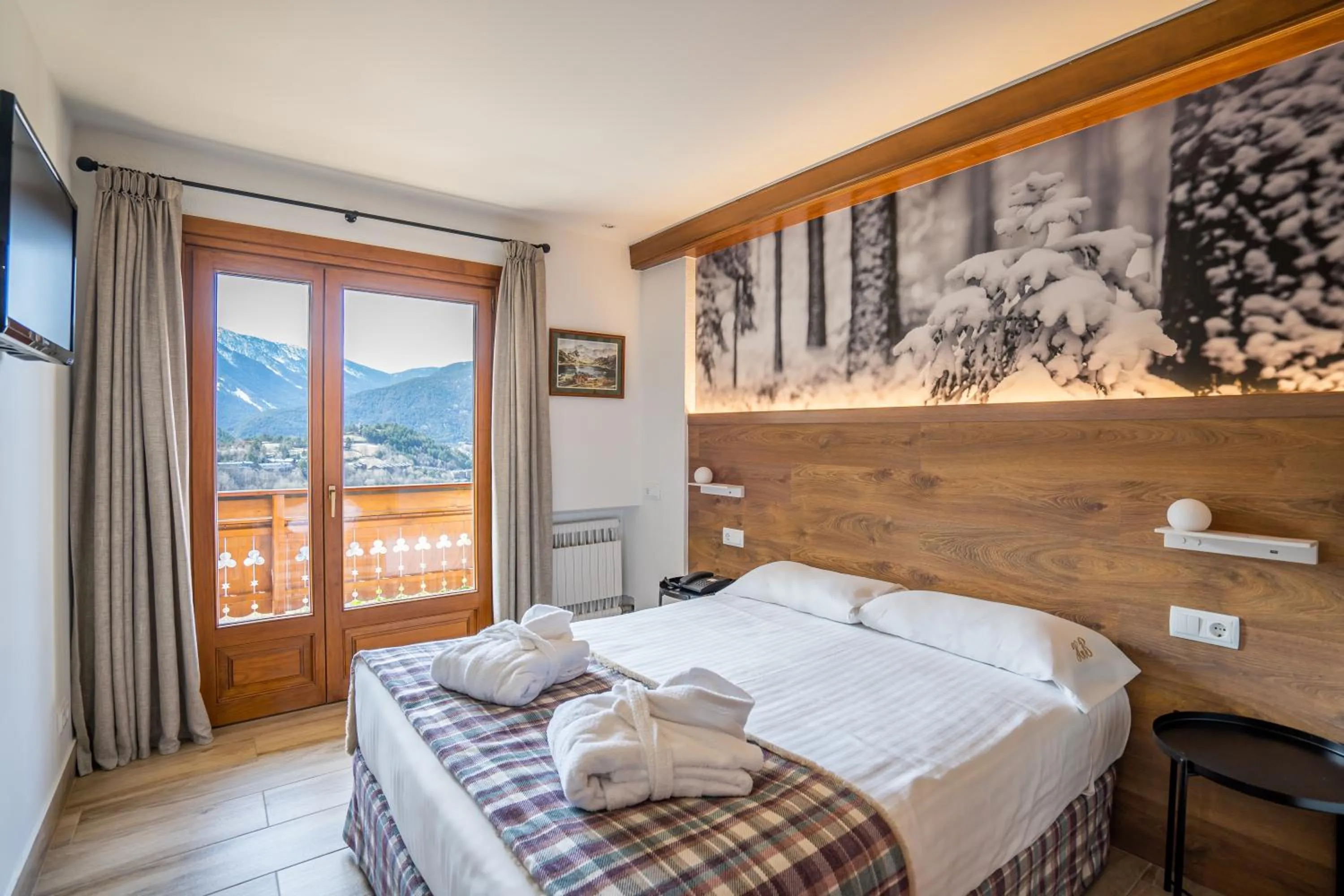 Bedroom, Bed in Abba Ordino Babot Hotel