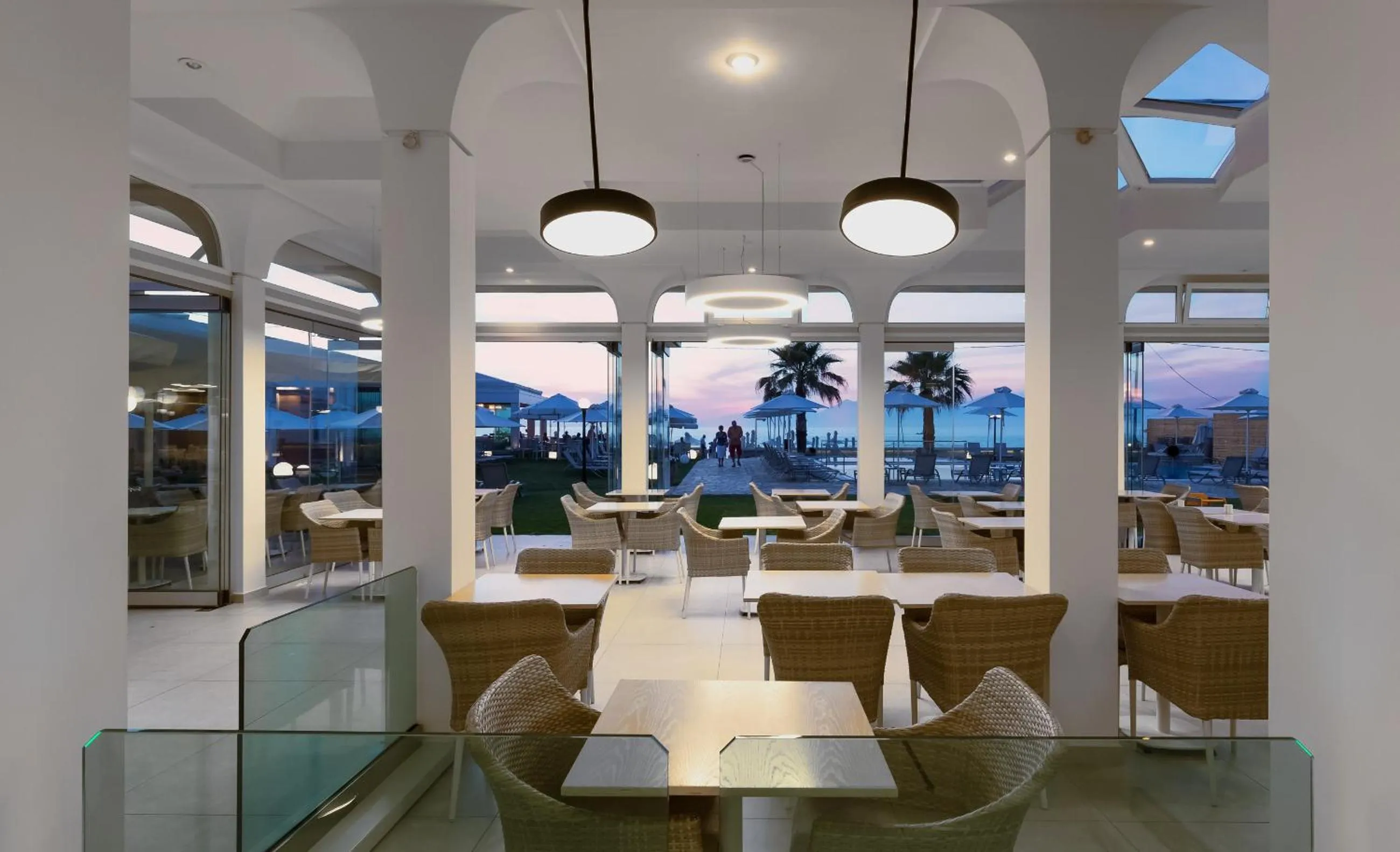 Lobby or reception in Acharavi Beach Hotel