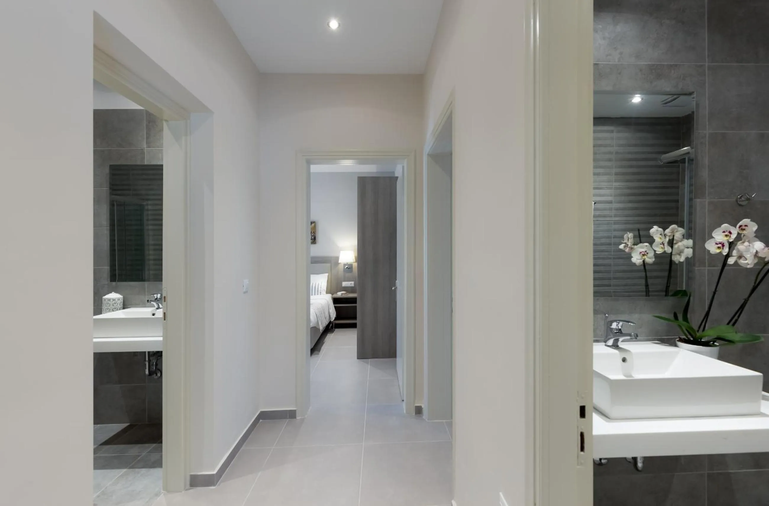 Bathroom in Acharavi Beach Hotel