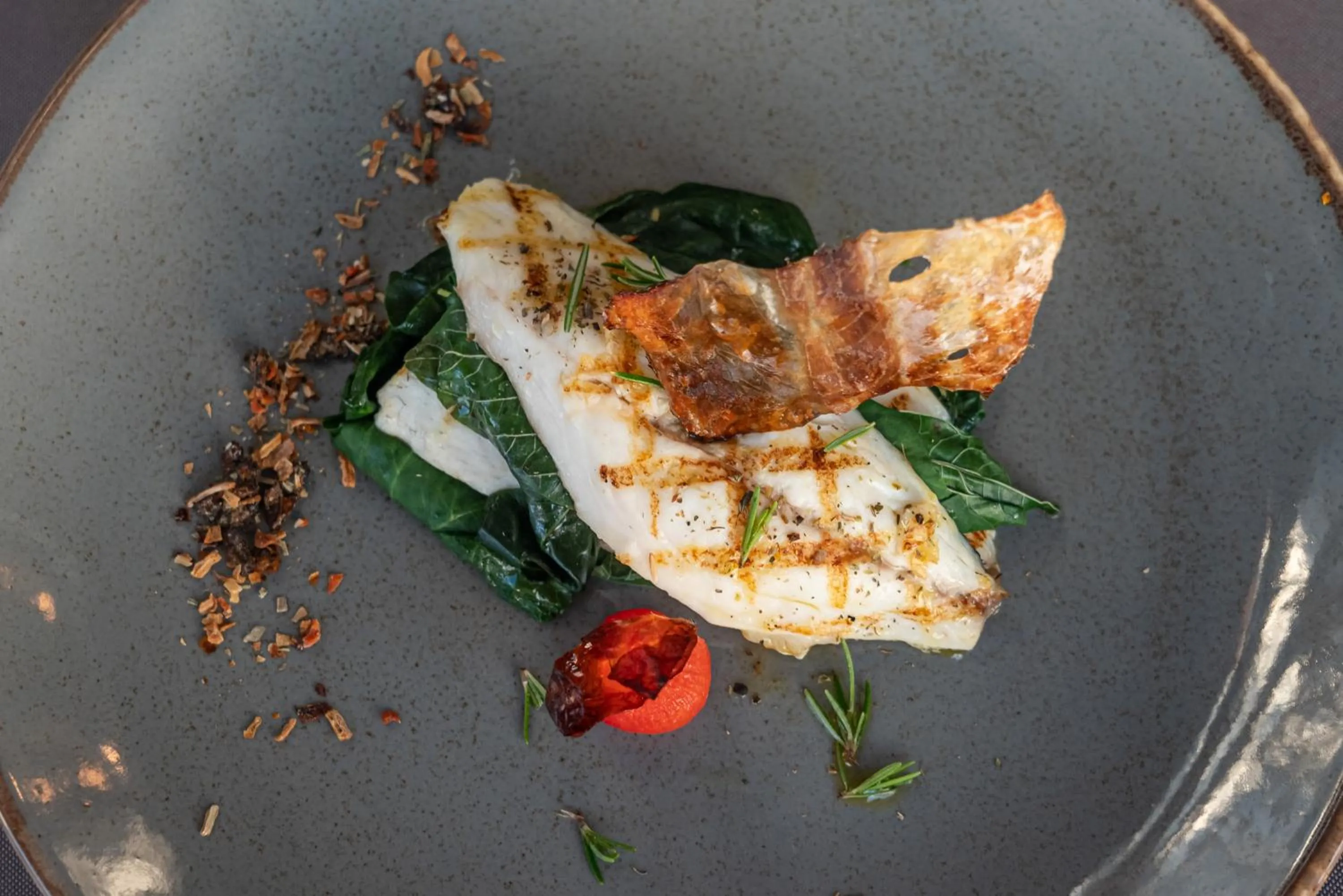 Food in Acharavi Beach Hotel