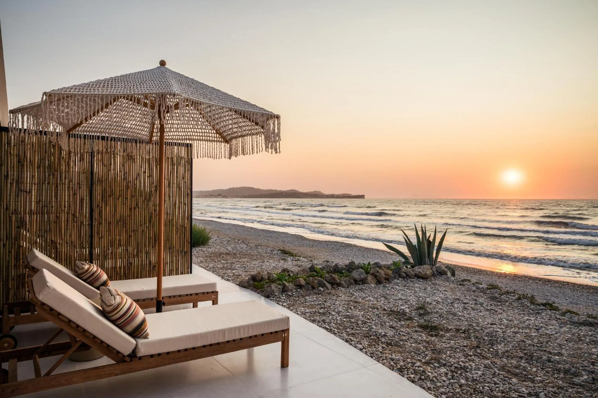 Beach in Acharavi Beach Hotel