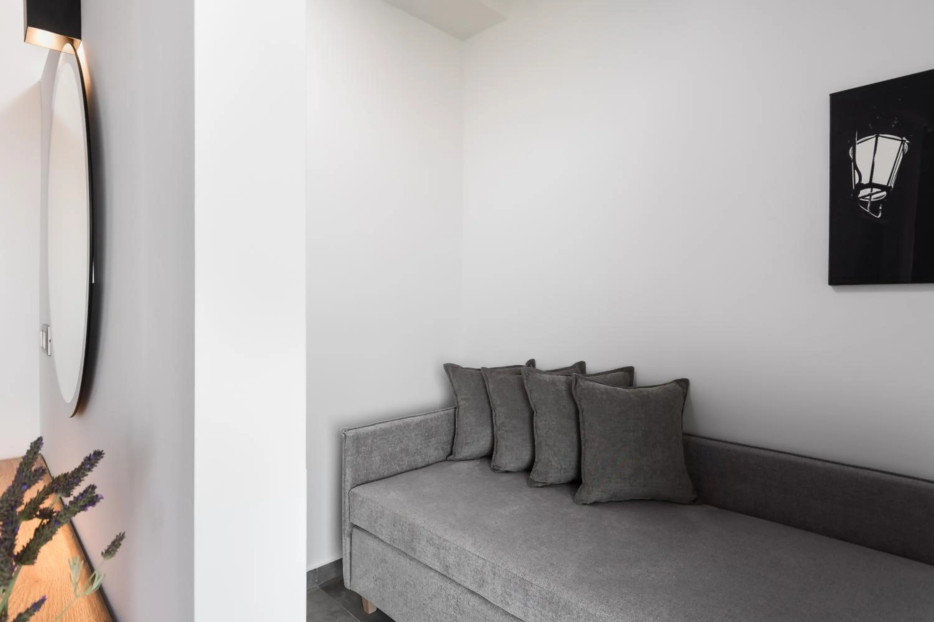 Seating area in Acharavi Beach Hotel