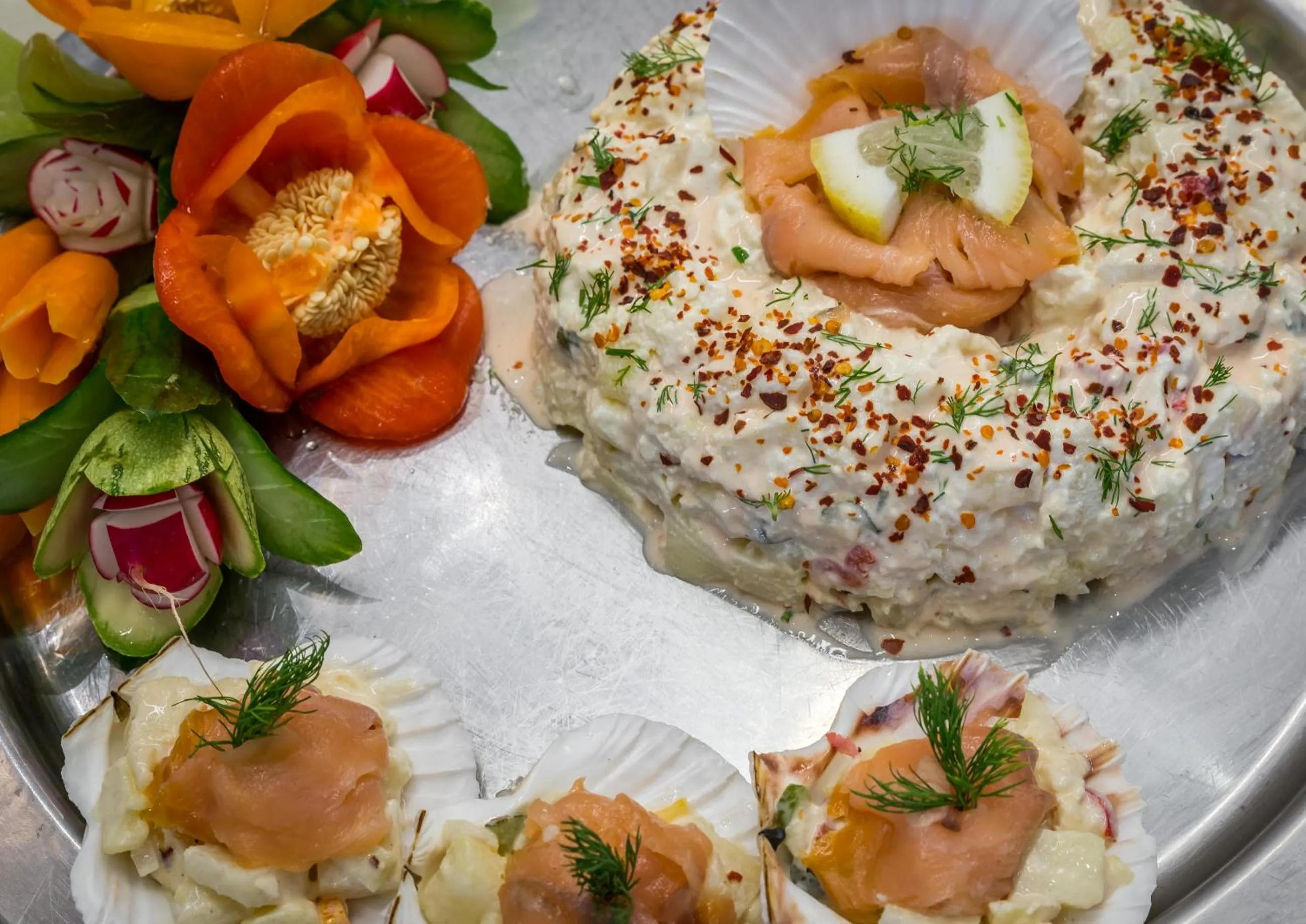 Dinner in Acharavi Beach Hotel