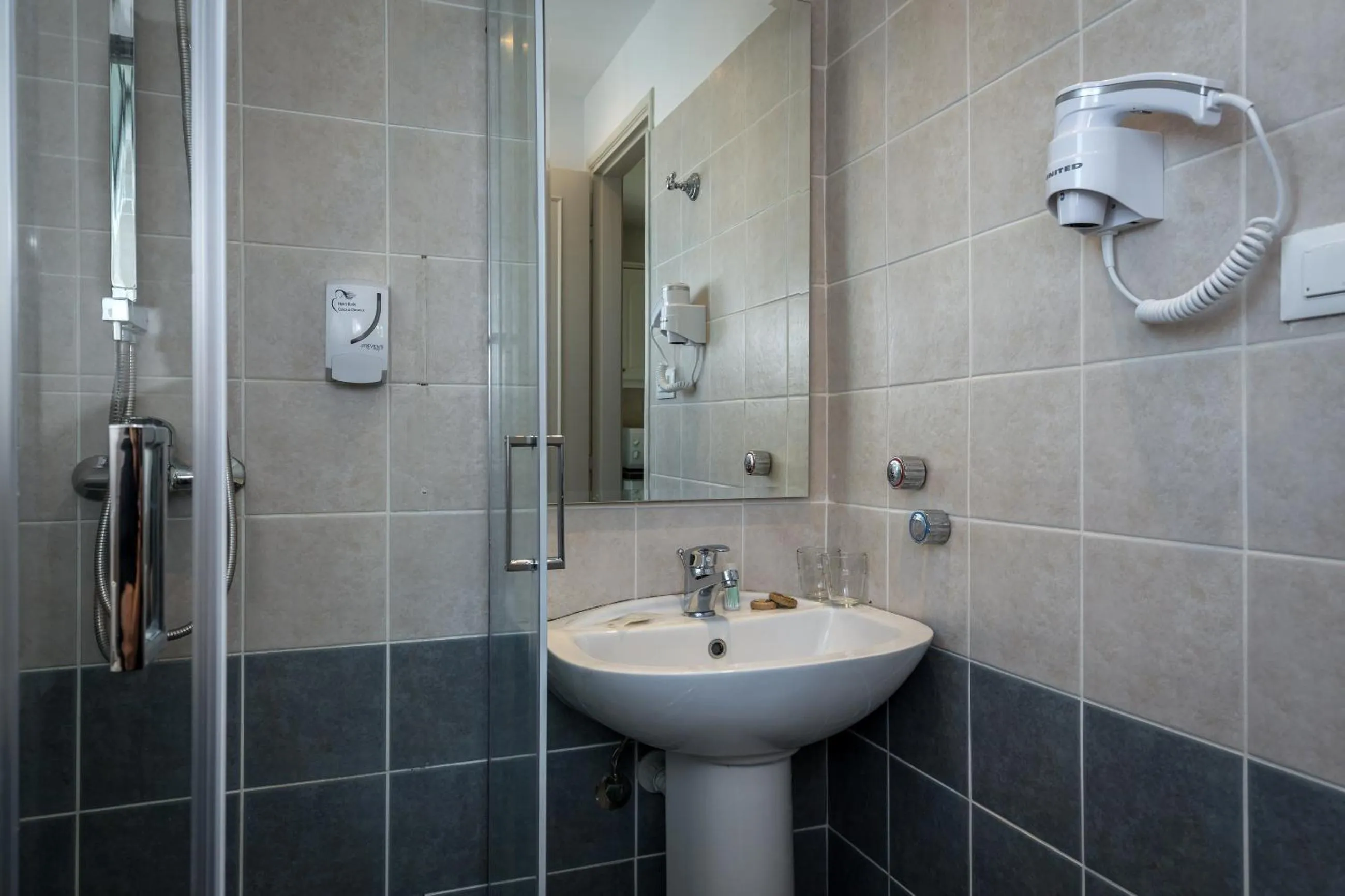Bathroom in Acharavi Beach Hotel