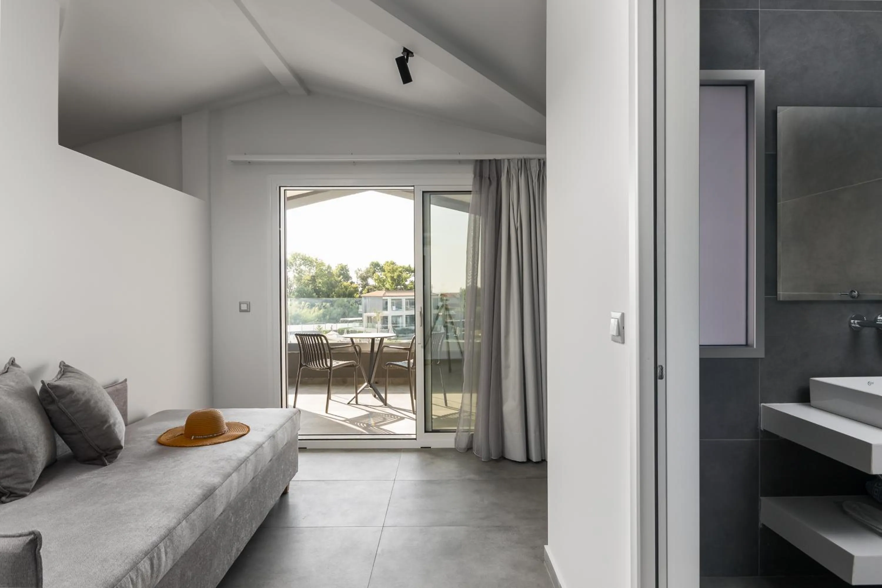 Bathroom in Acharavi Beach Hotel