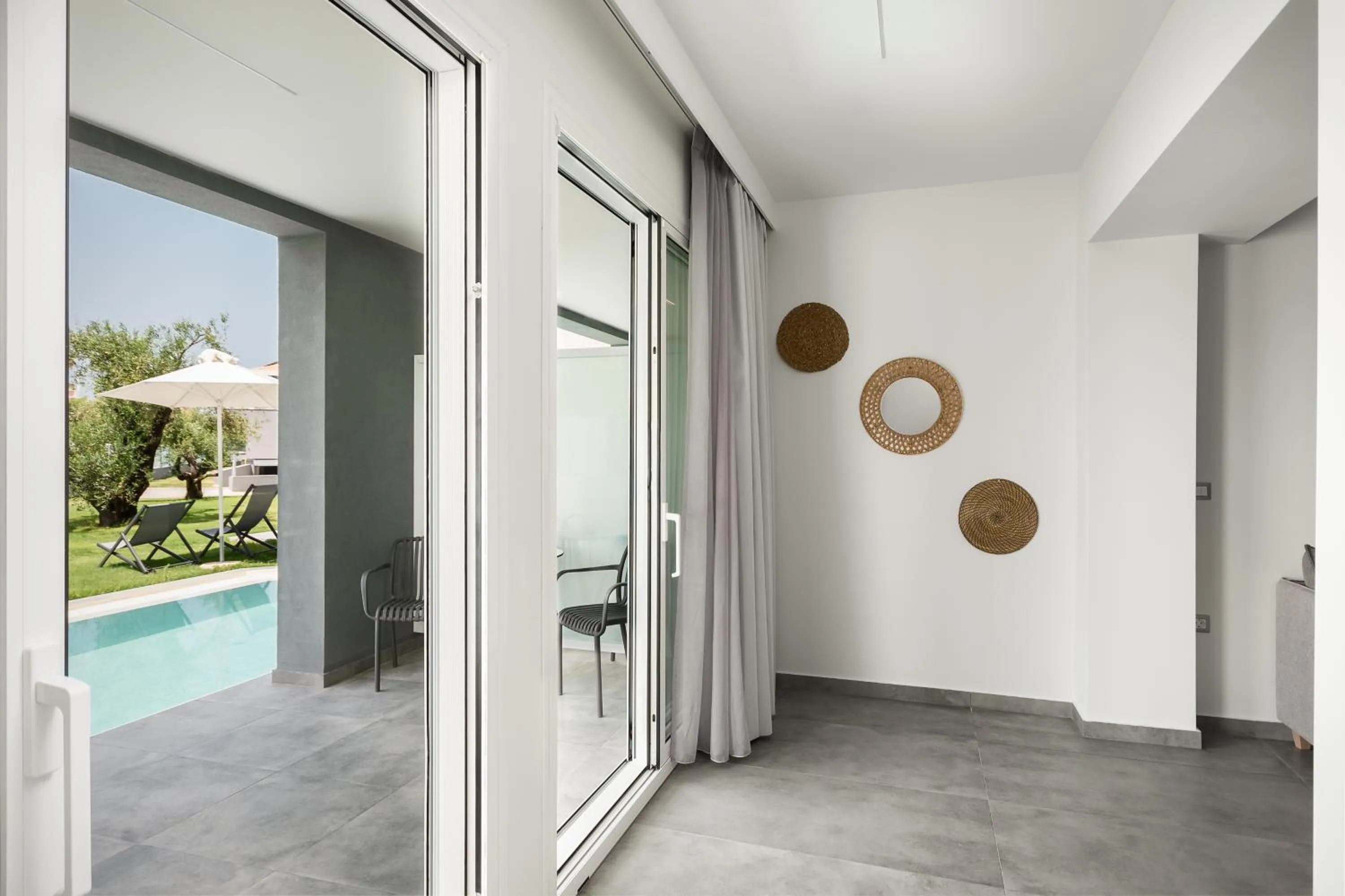 Balcony/Terrace in Acharavi Beach Hotel