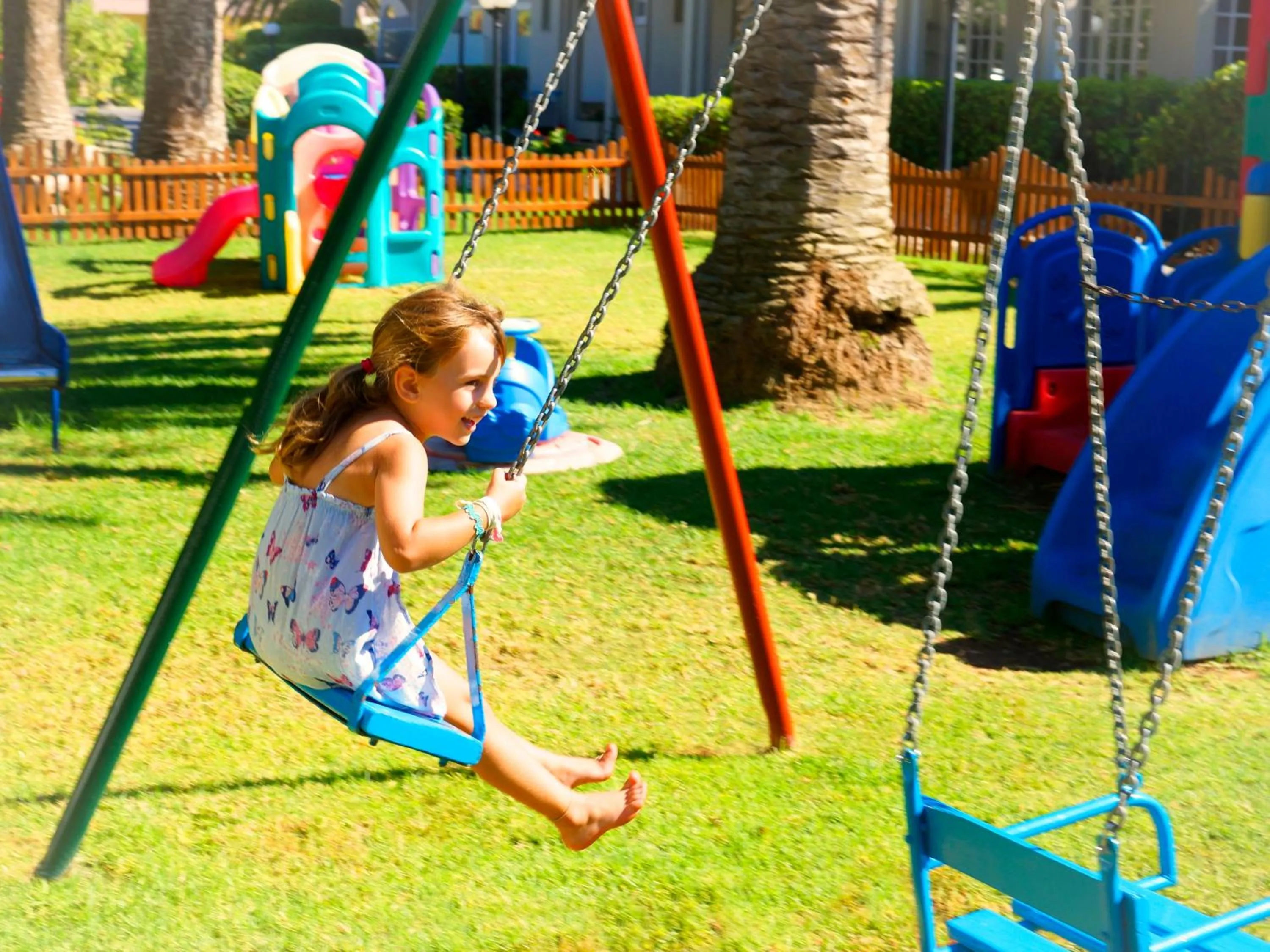 Children play ground in Acharavi Beach Hotel