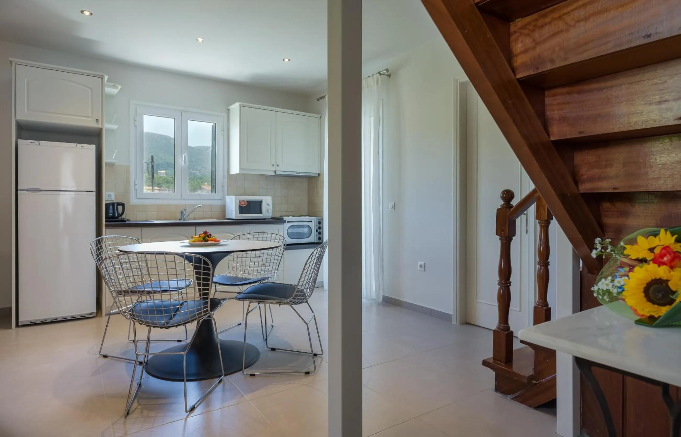 Kitchen or kitchenette in Acharavi Beach Hotel