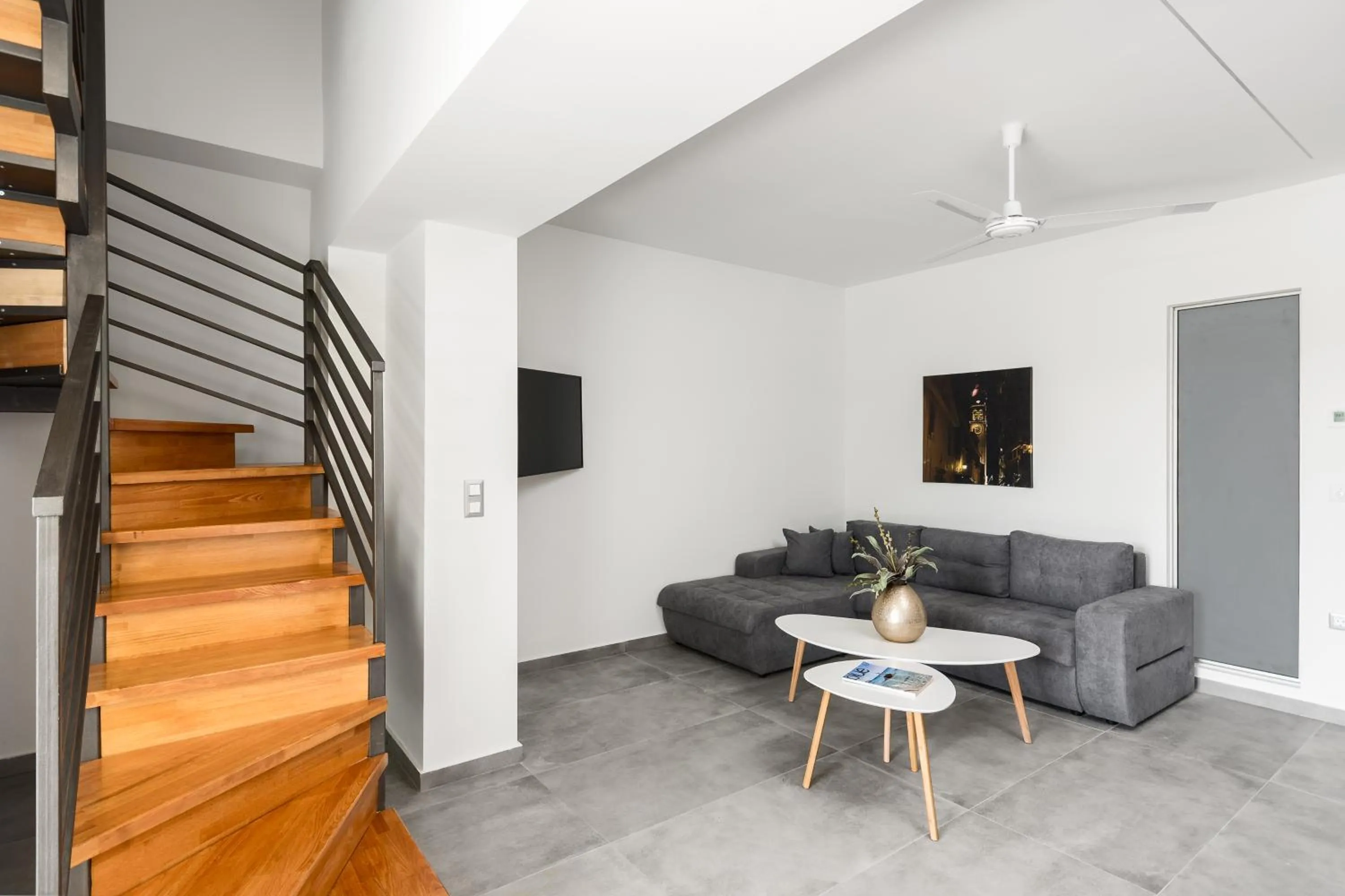 Seating area in Acharavi Beach Hotel