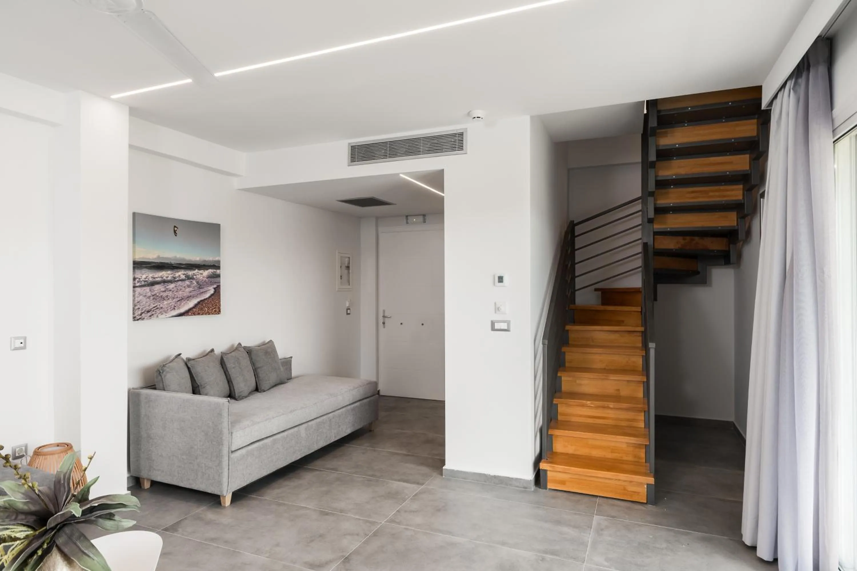 Seating area in Acharavi Beach Hotel