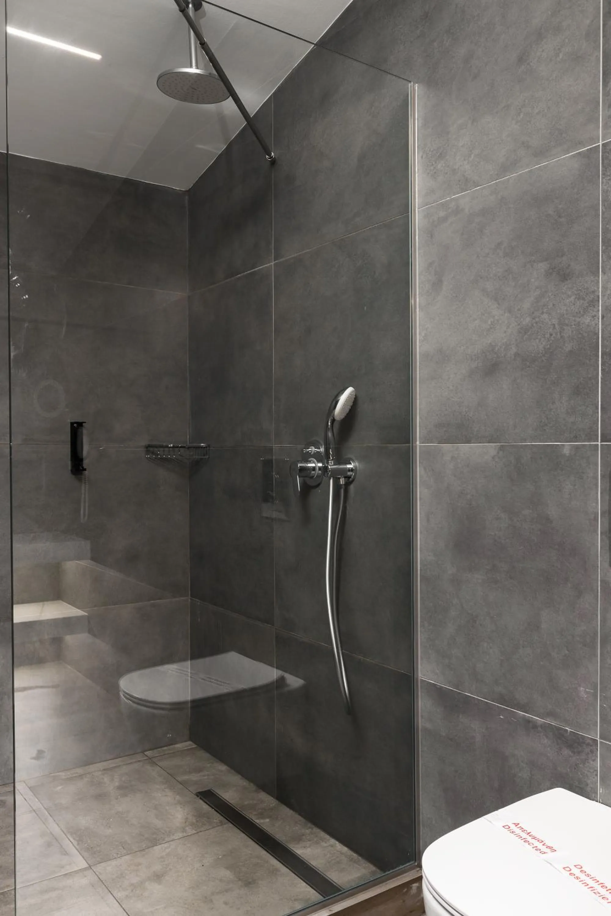 Bathroom in Acharavi Beach Hotel