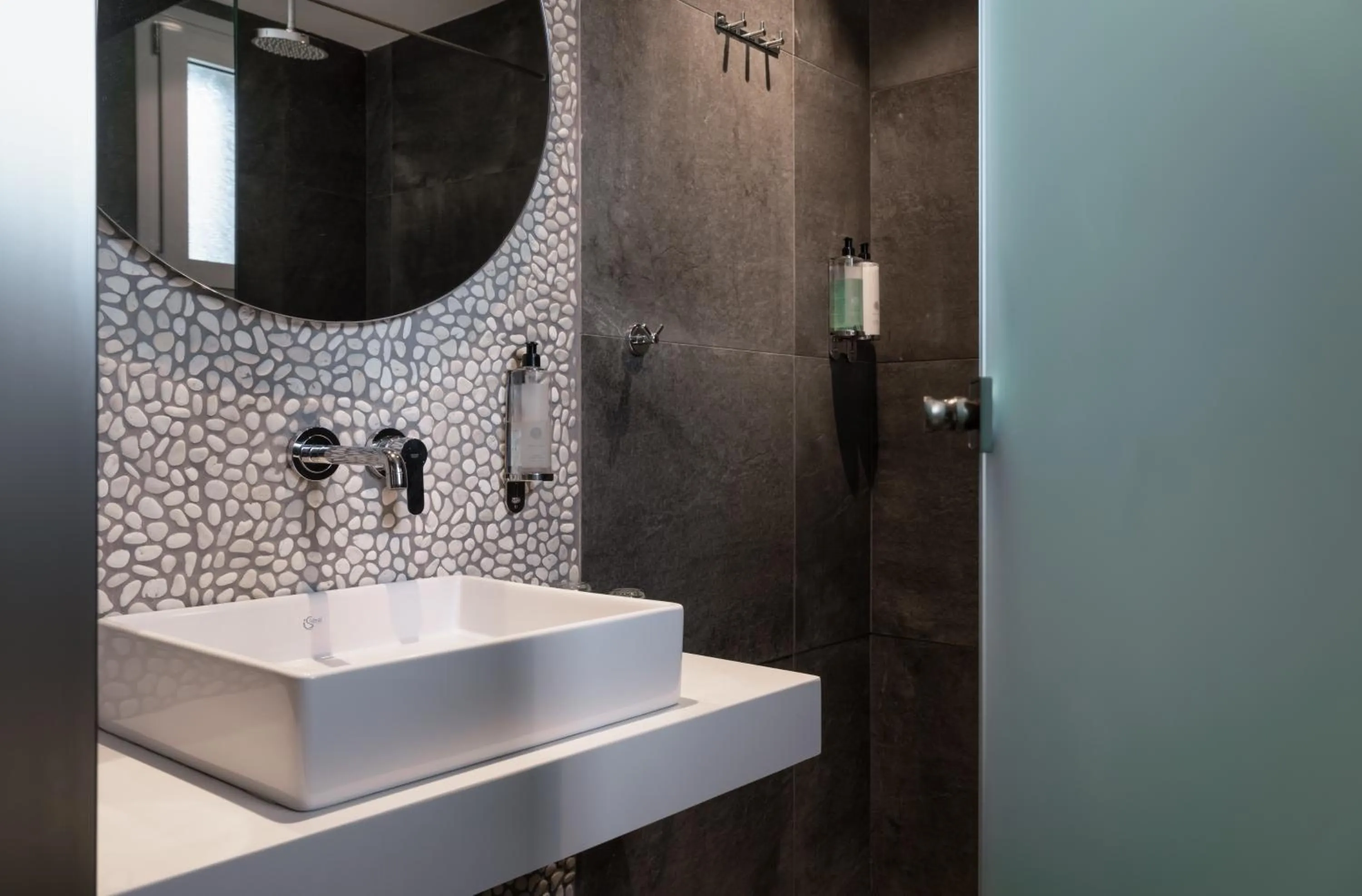 Bathroom in Acharavi Beach Hotel