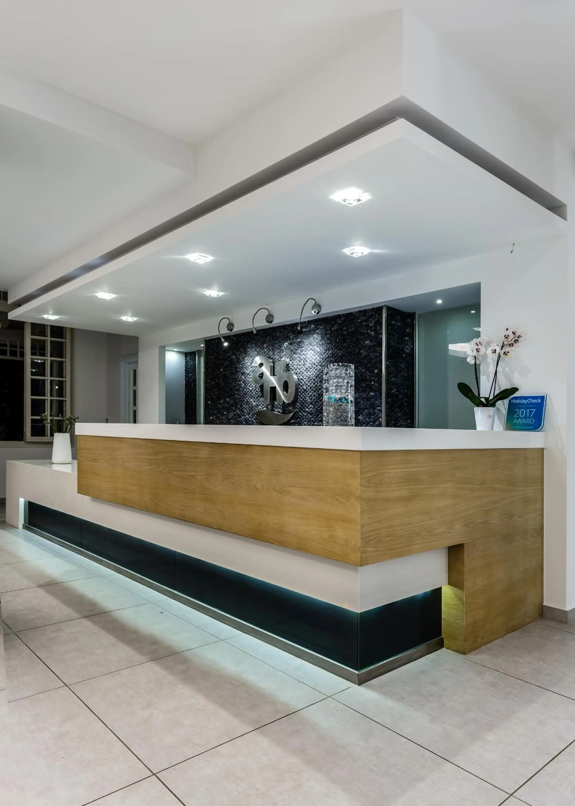 Lobby or reception in Acharavi Beach Hotel