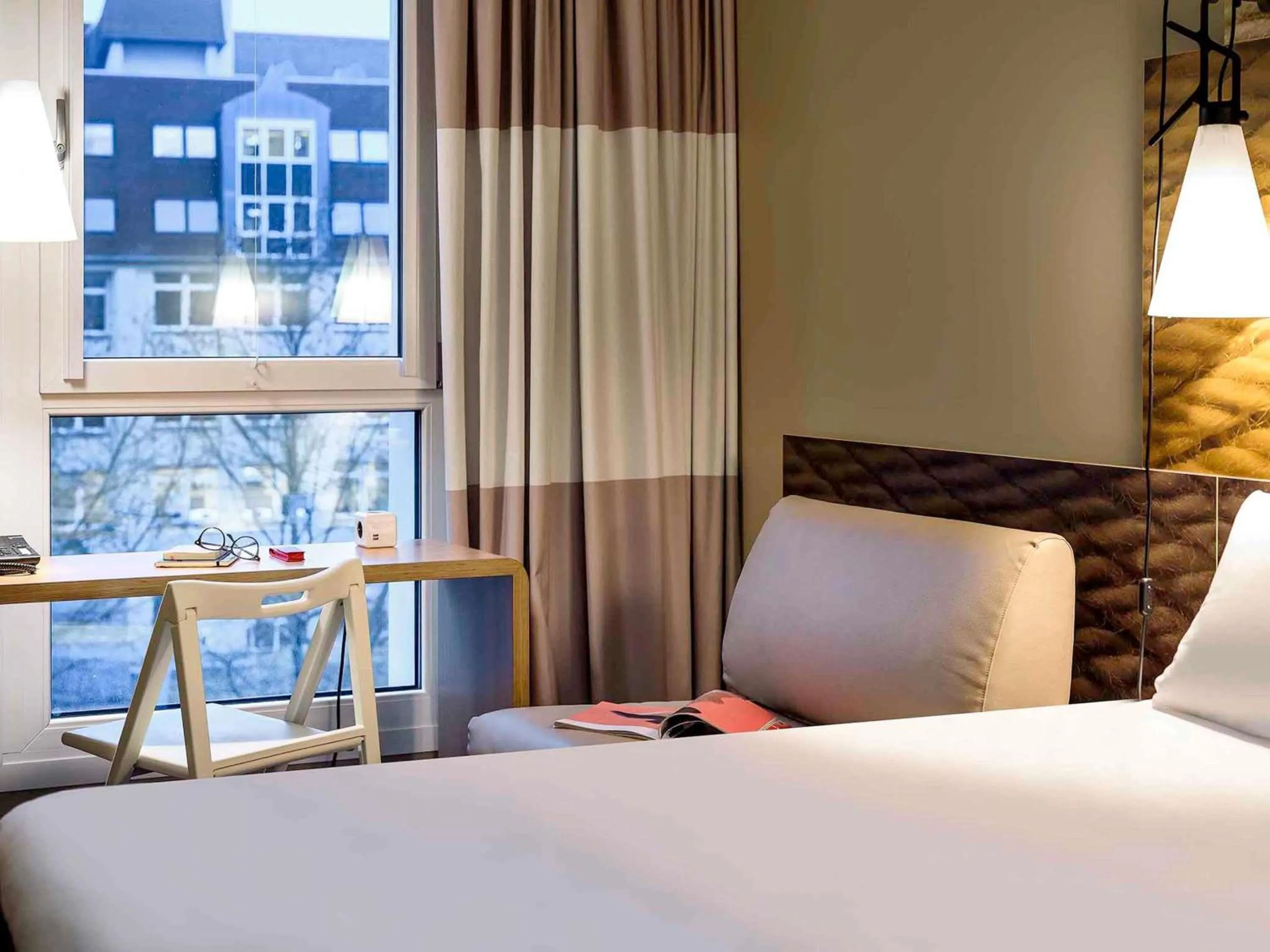 Bedroom in Ibis Leipzig City