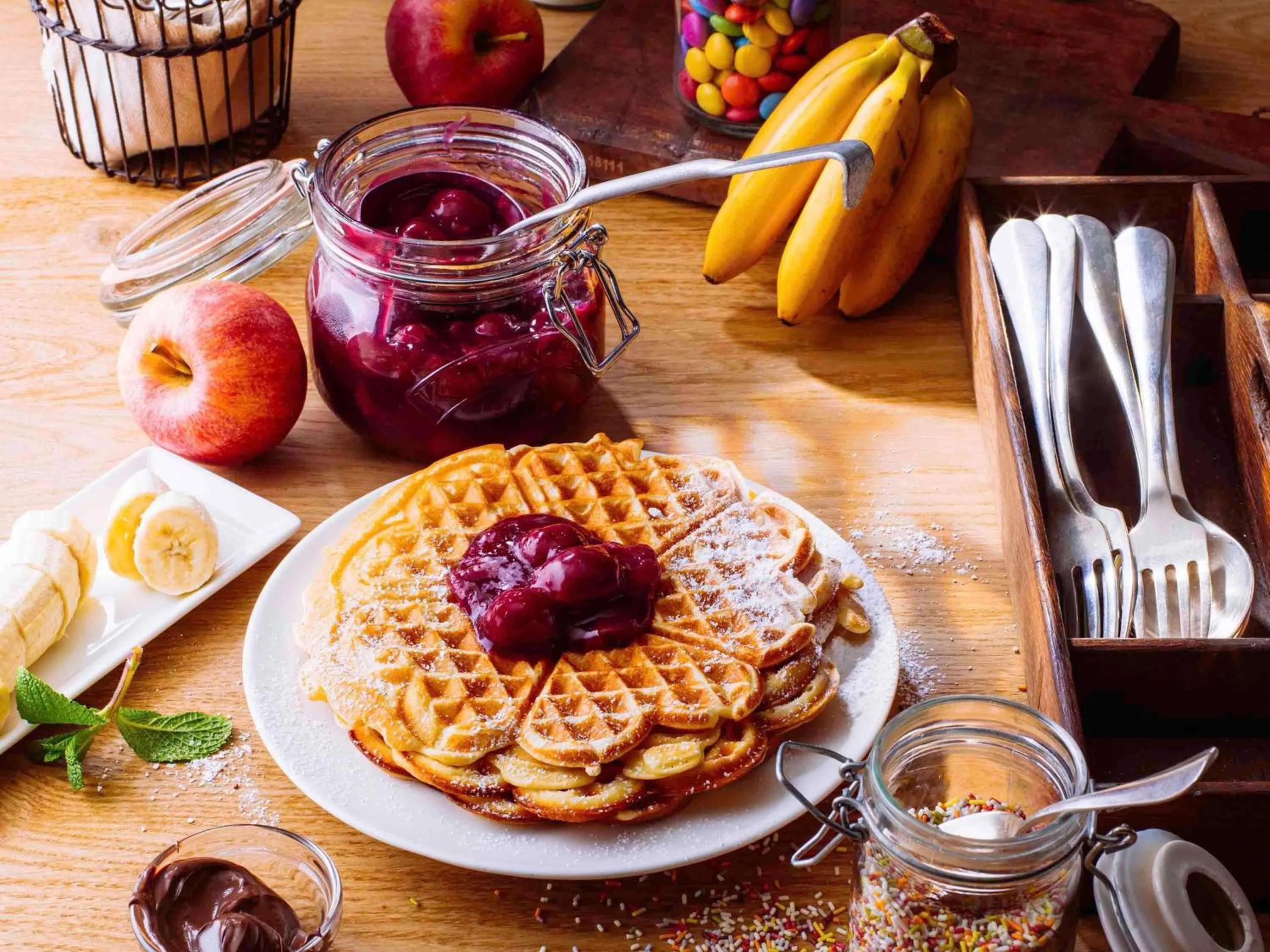 Breakfast in Ibis Leipzig City