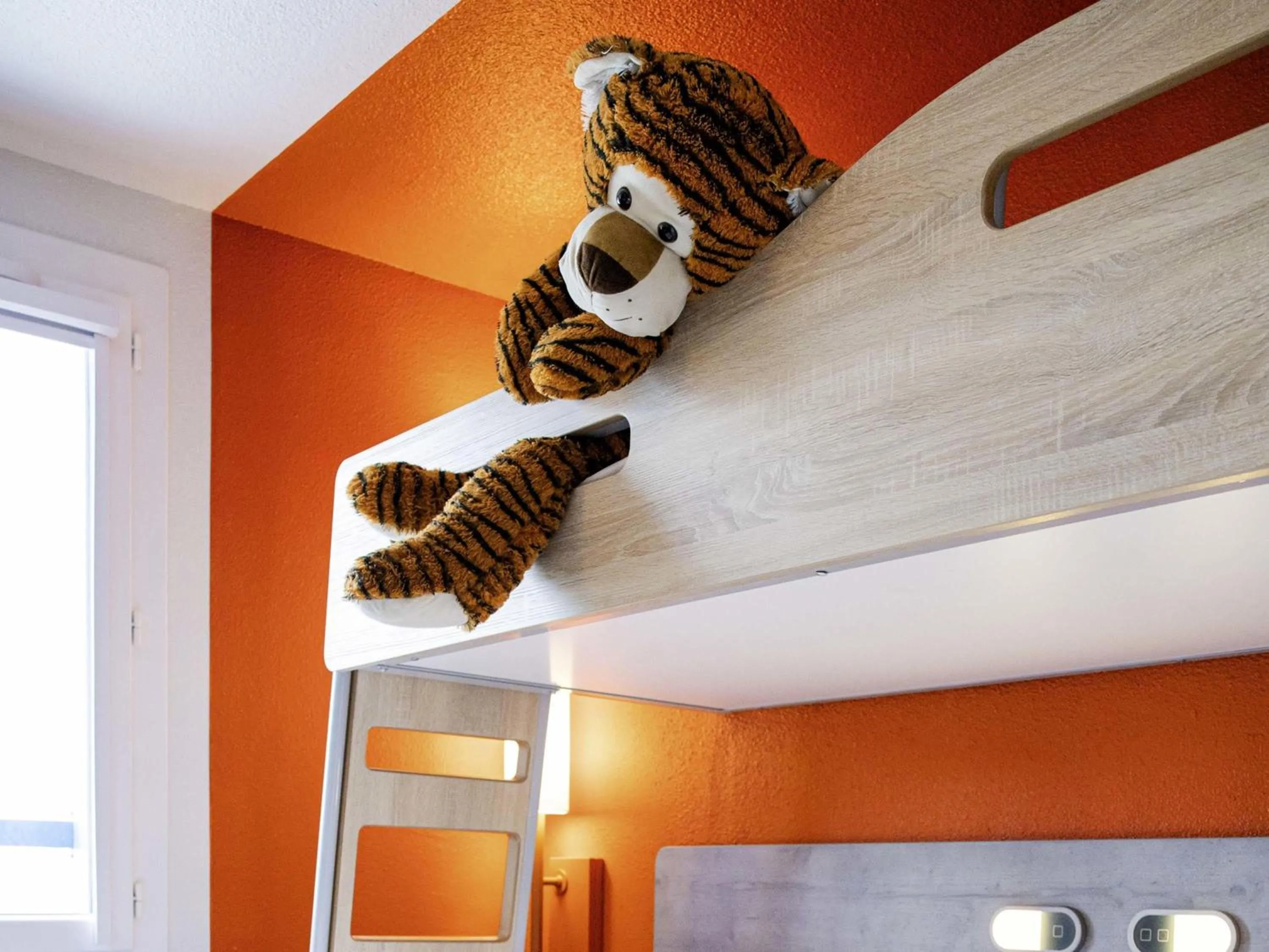 Bedroom, Bed in Ibis Budget Perpignan Sud