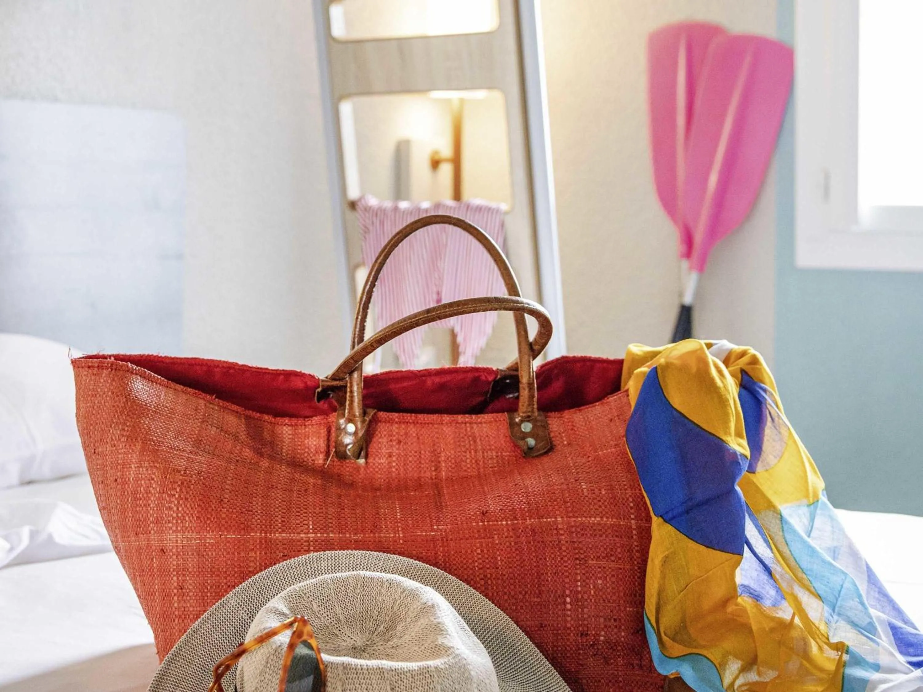 Bedroom, Bed in Ibis Budget Perpignan Sud