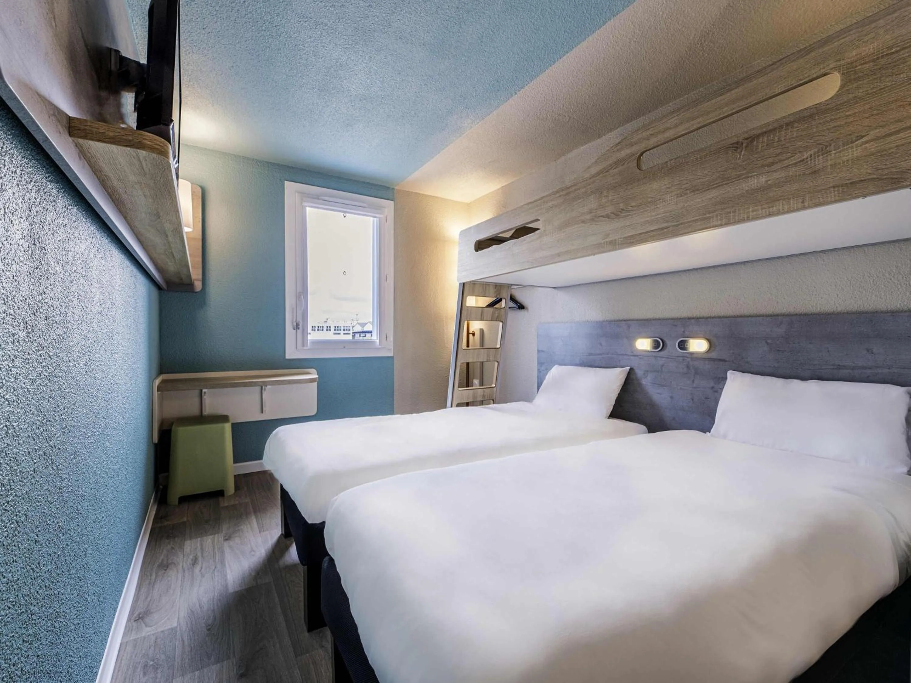 Bedroom, Bed in Ibis Budget Perpignan Sud