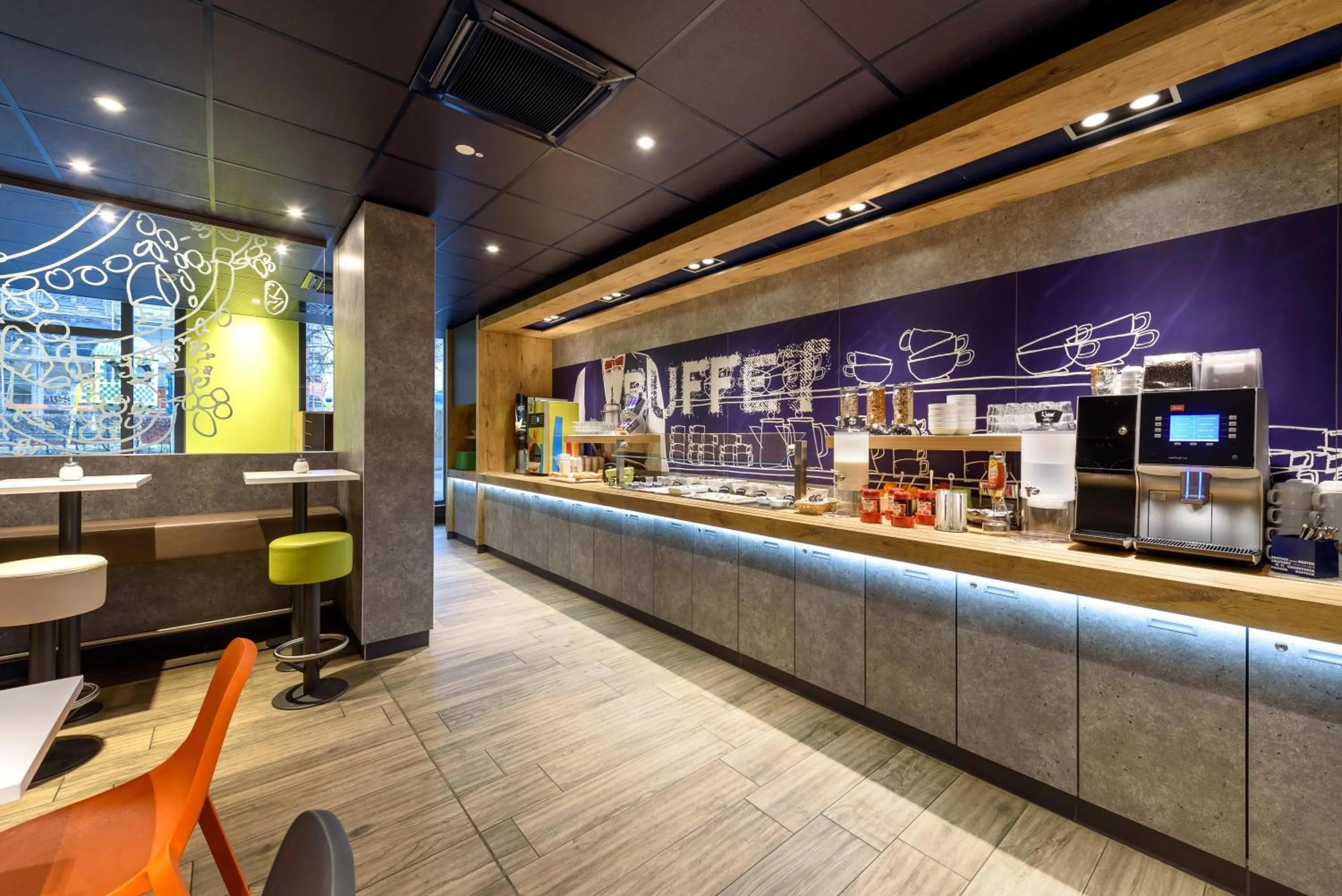 Buffet breakfast in Ibis Budget Leipzig City