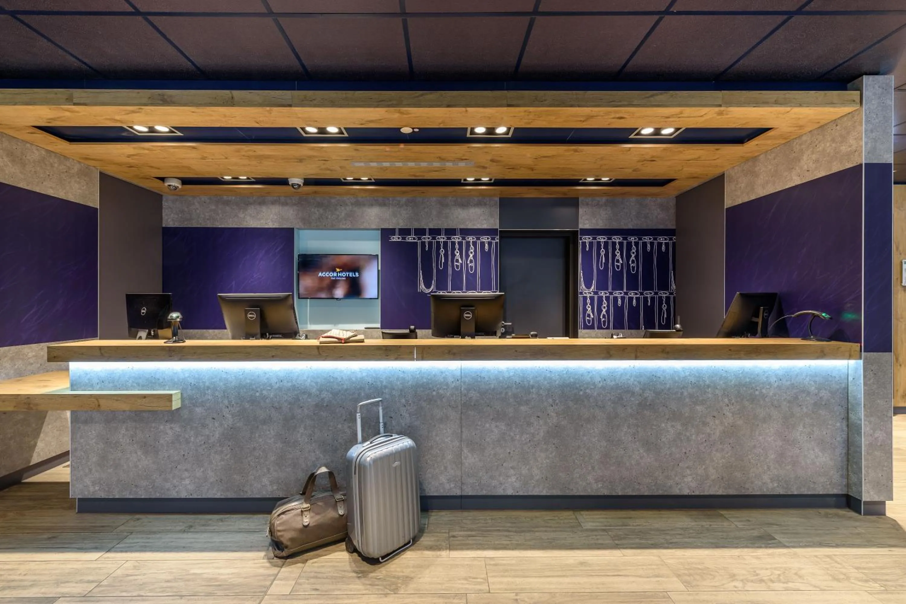 Lobby or reception in Ibis Budget Leipzig City