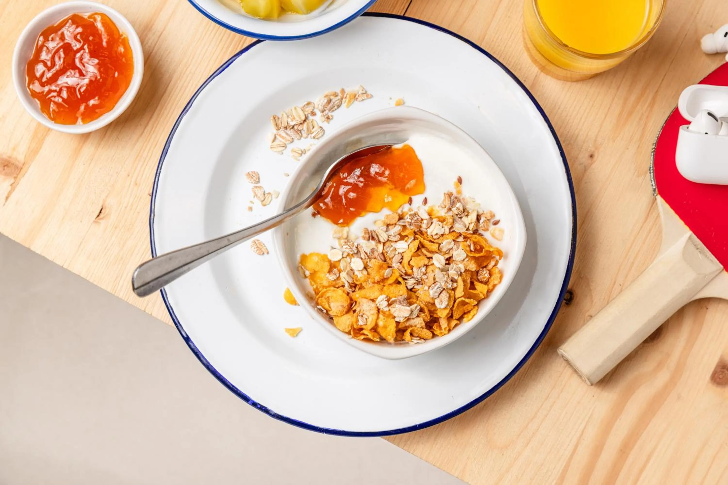 Buffet breakfast in Ibis Budget Sisteron