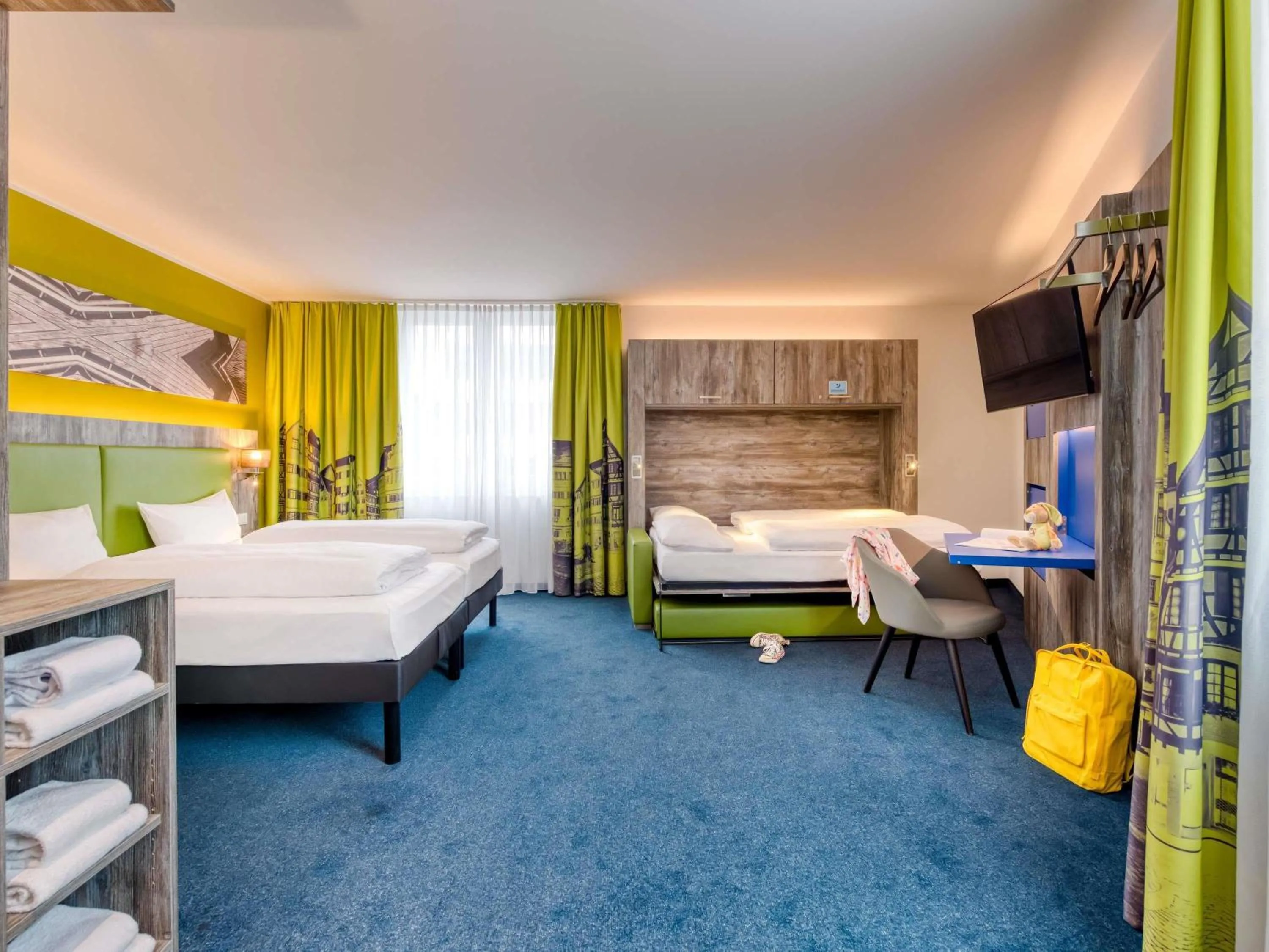 Bedroom, Bed in ibis Styles Tuebingen