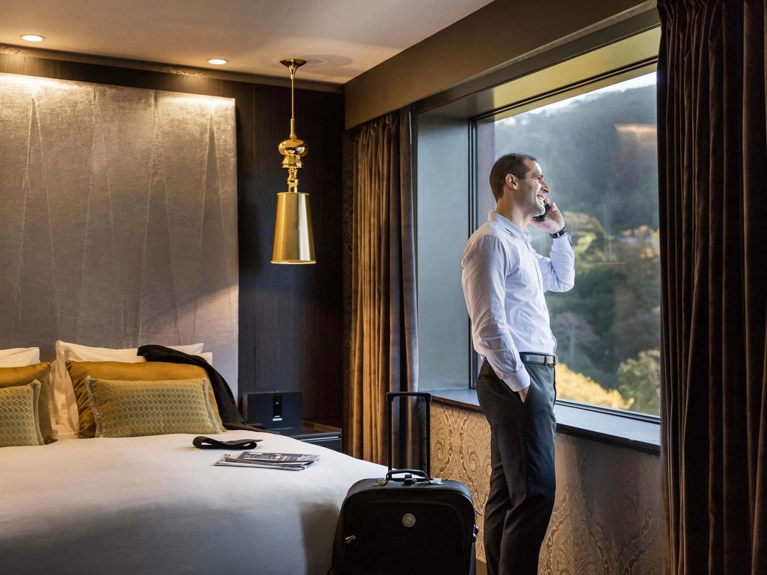 Bedroom, Bed in Sofitel Wellington