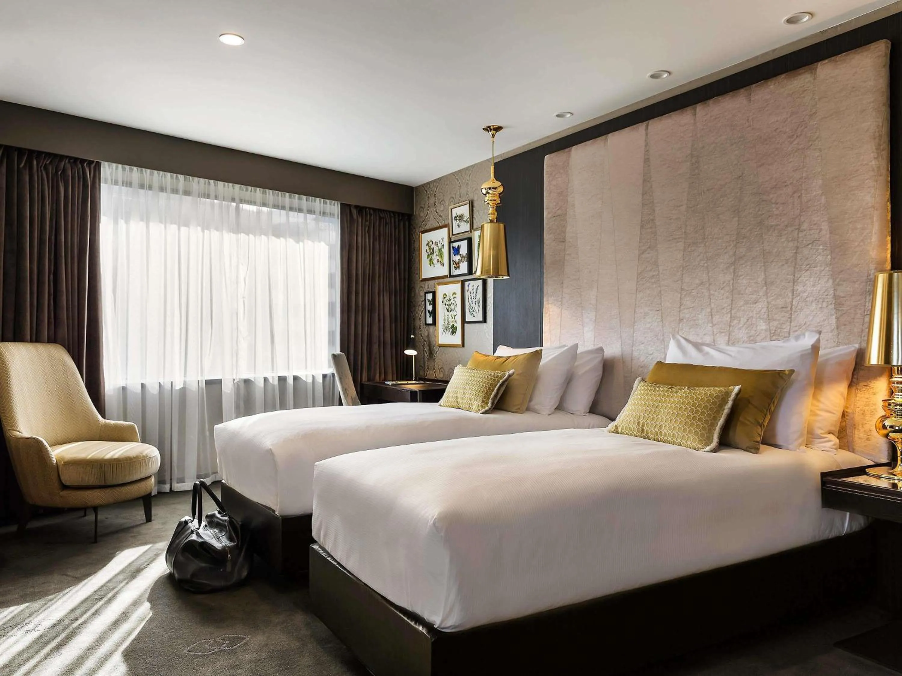 Bedroom, Bed in Sofitel Wellington