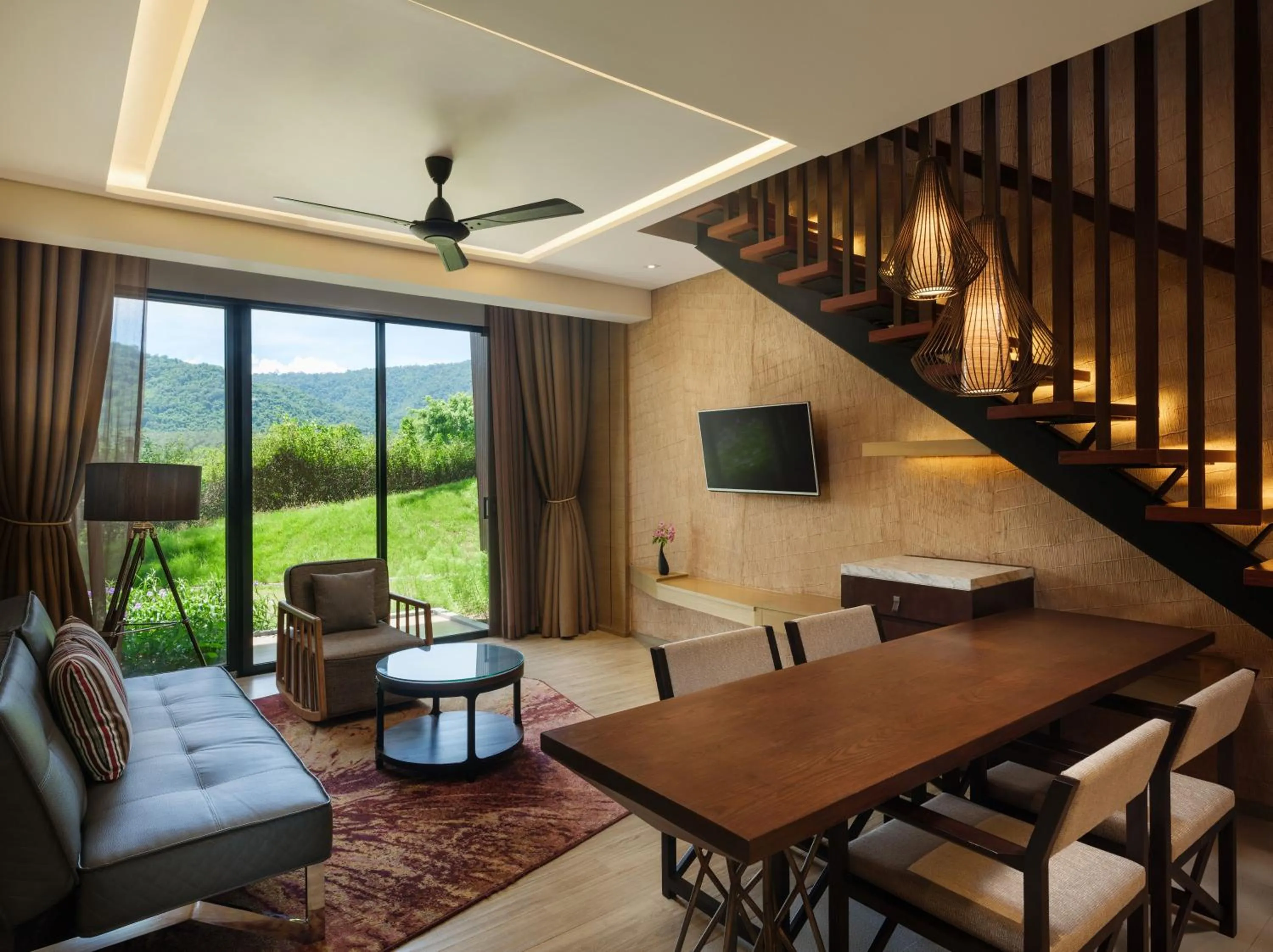 Living room in dusitD2 Khao Yai