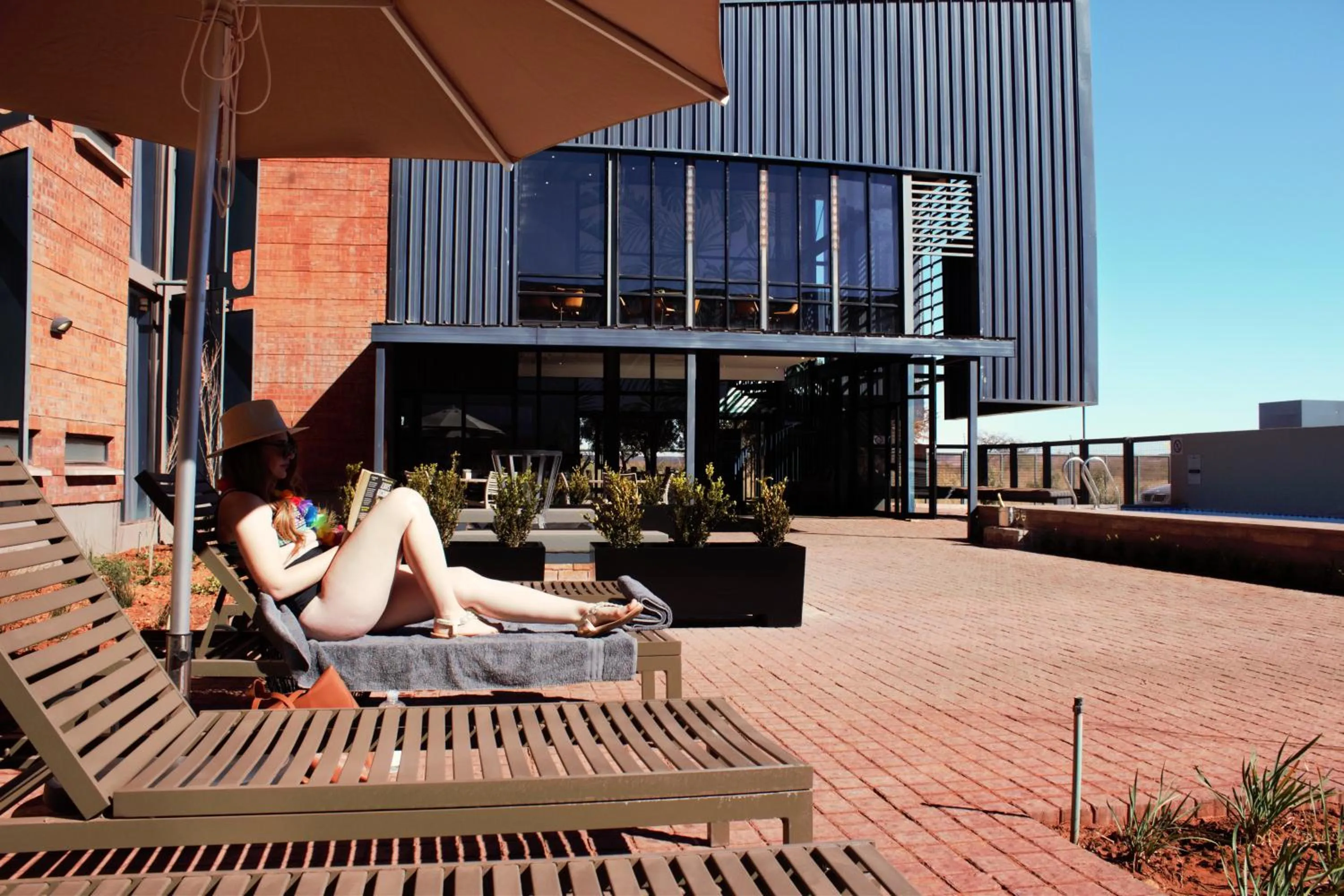 Patio in aha Kathu Hotel