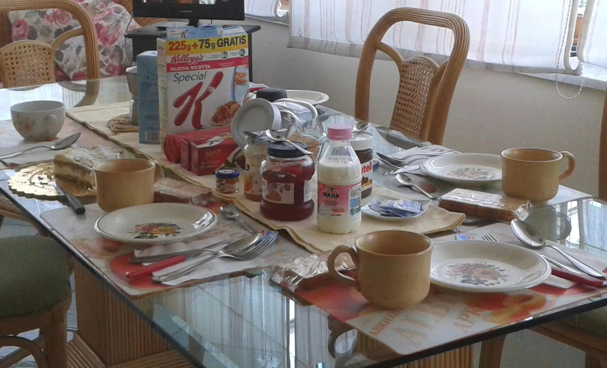 Food close-up in B&B Ap
