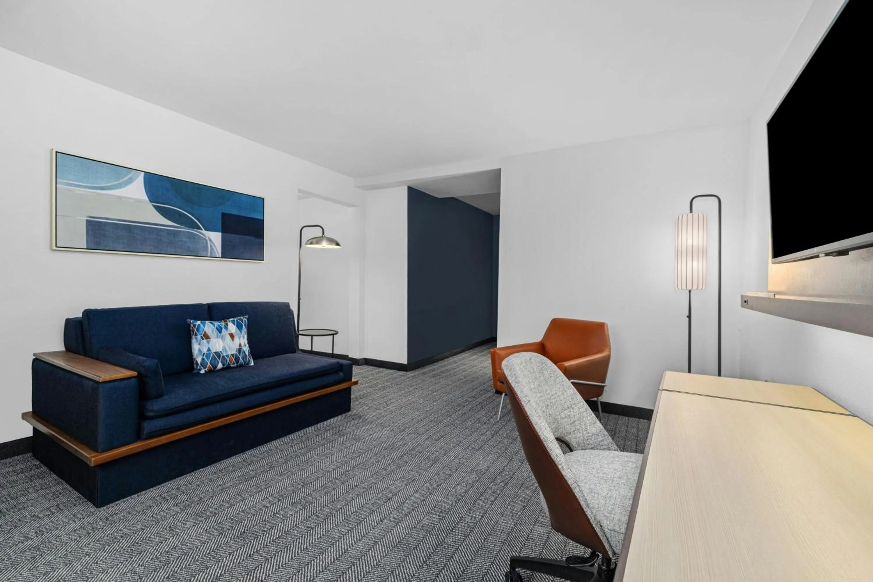 Photo of the whole room, Bed in Courtyard by Marriott Oxford