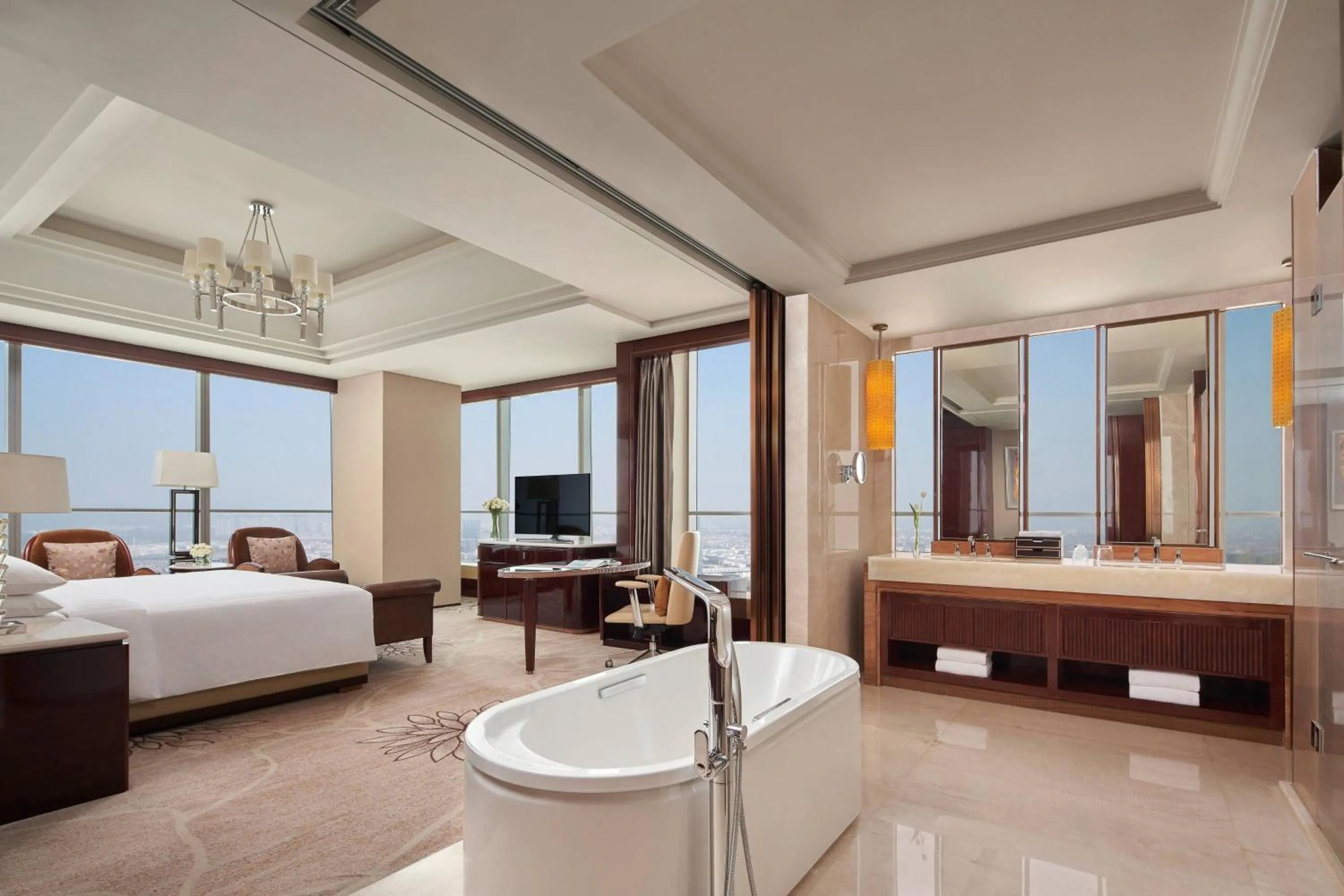 Photo of the whole room in Yiwu Marriott Hotel