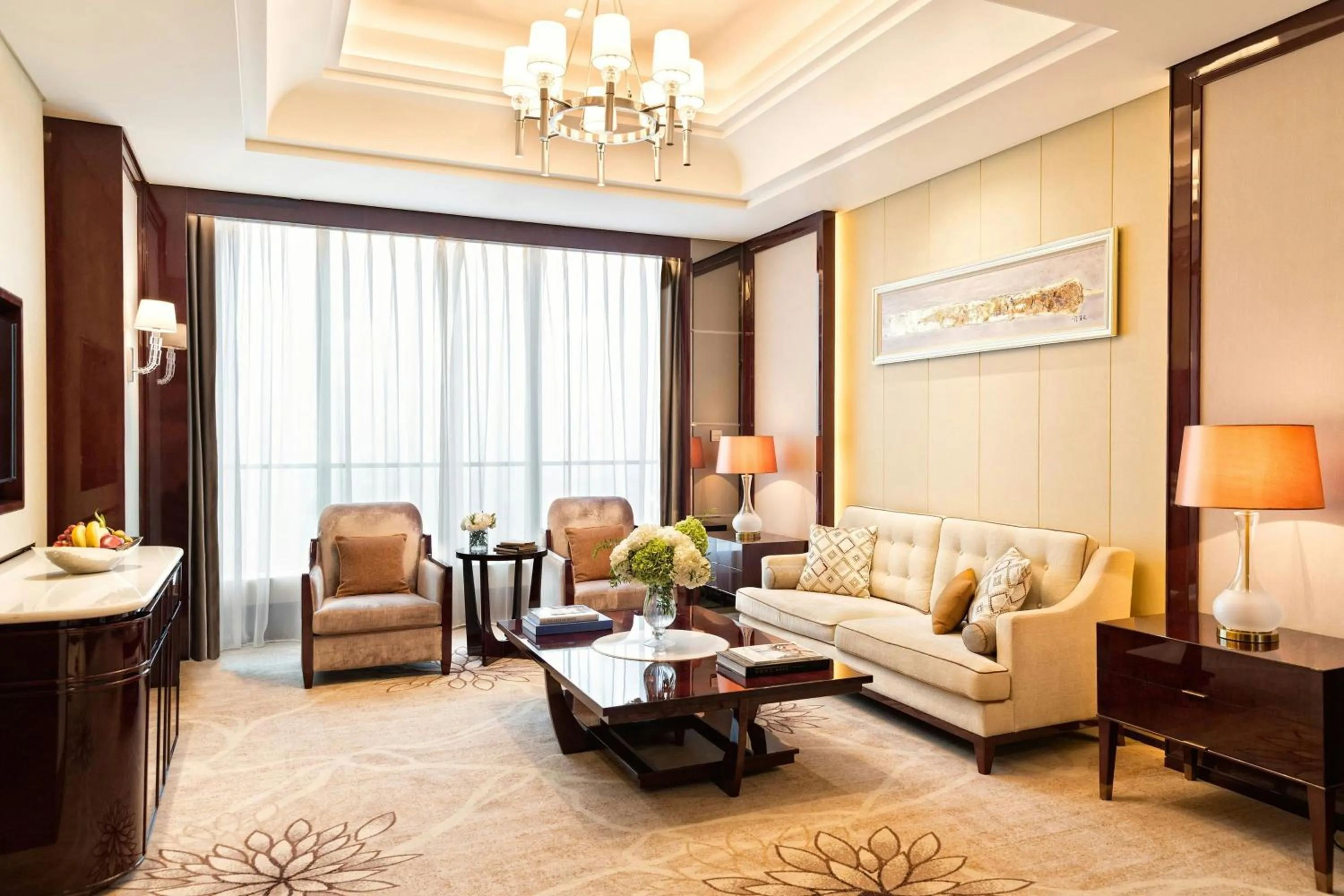 Living room in Yiwu Marriott Hotel