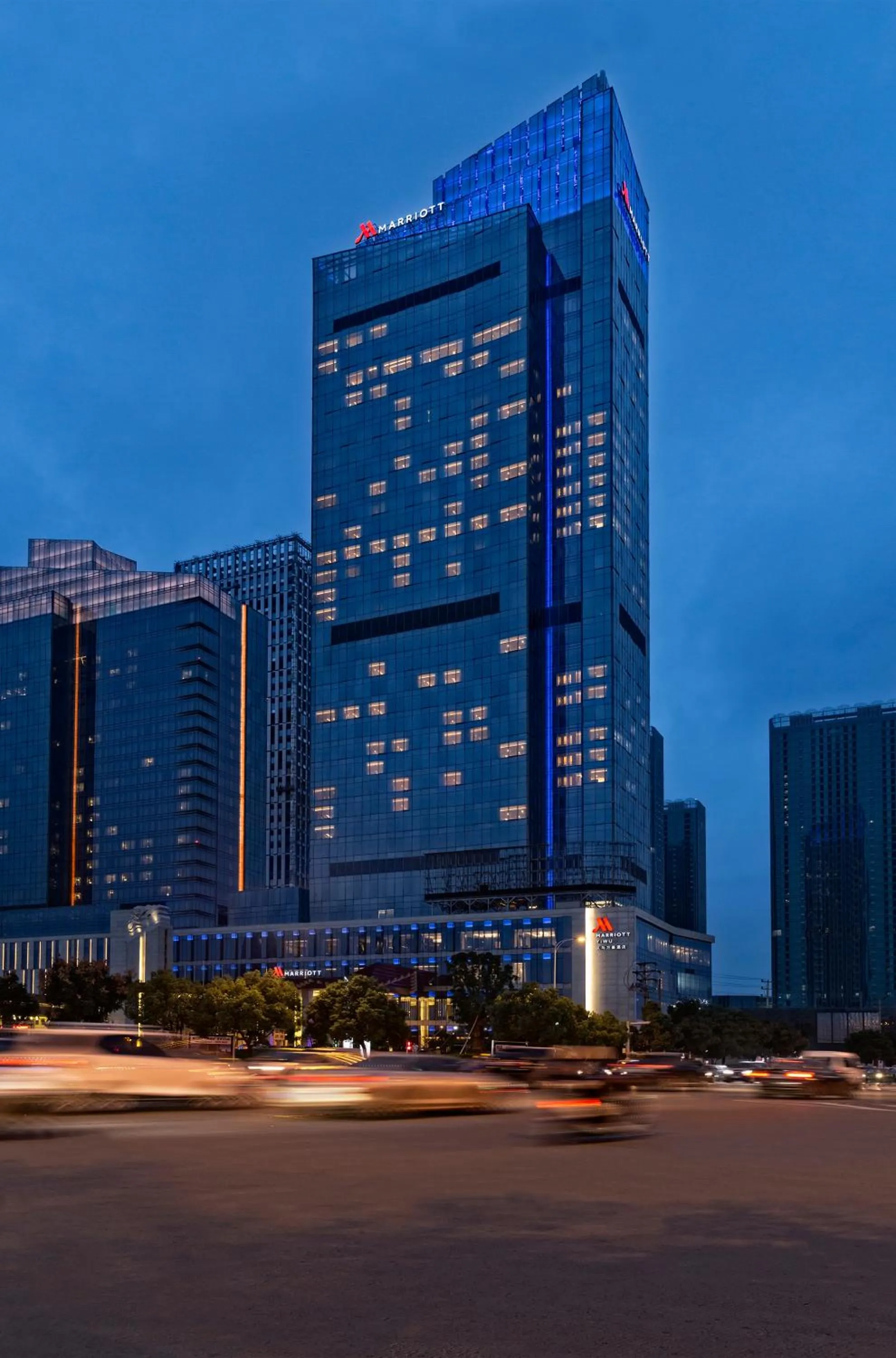 Property building in Yiwu Marriott Hotel